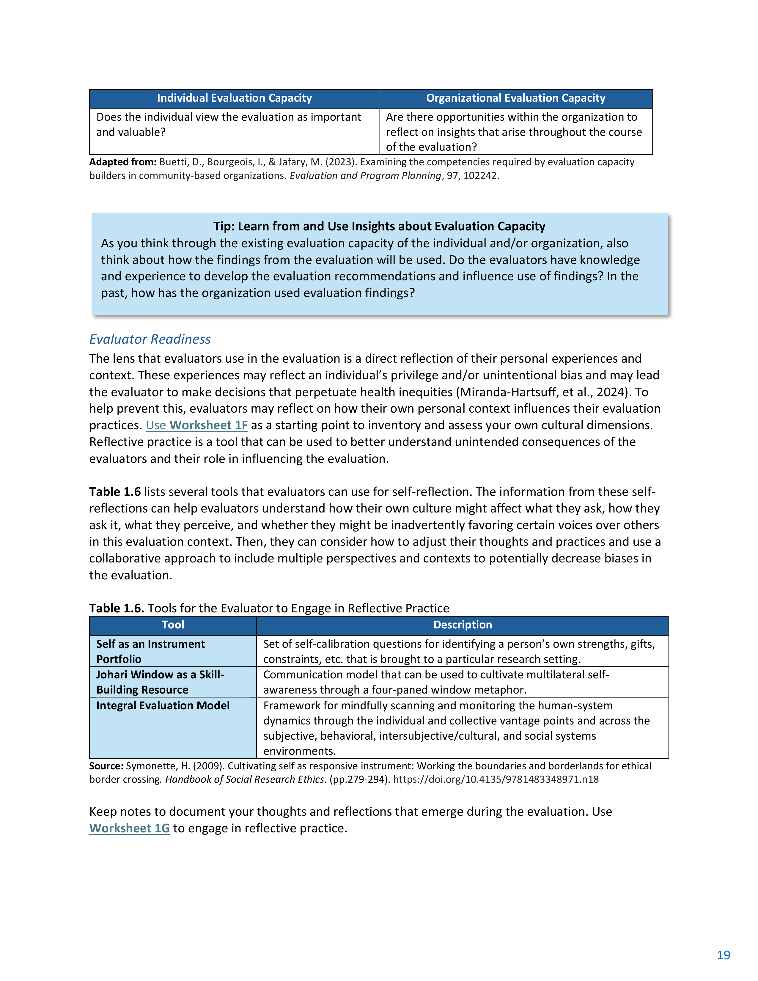 CDC Program Evaluation Framework Action Guide — page 20