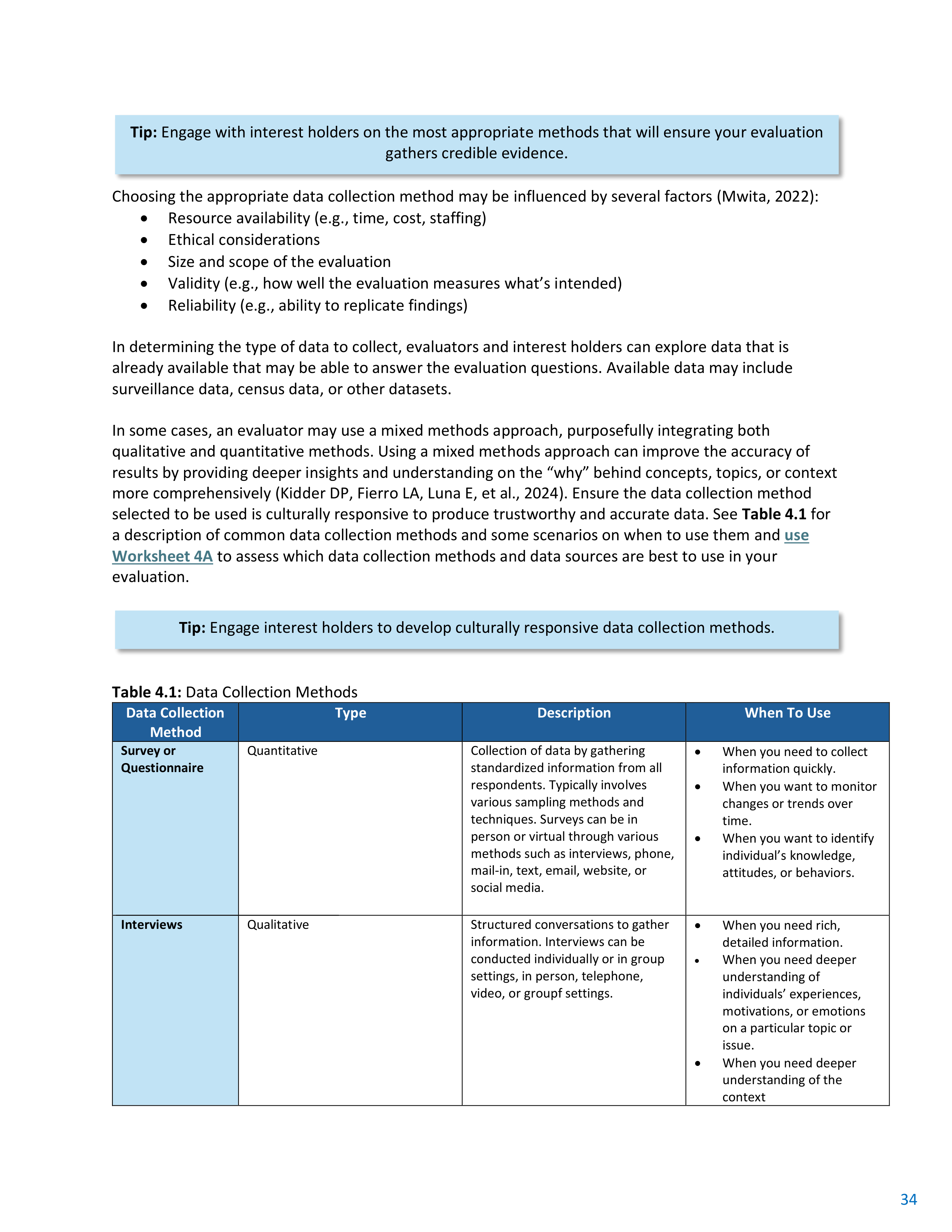CDC Program Evaluation Framework Action Guide — page 35