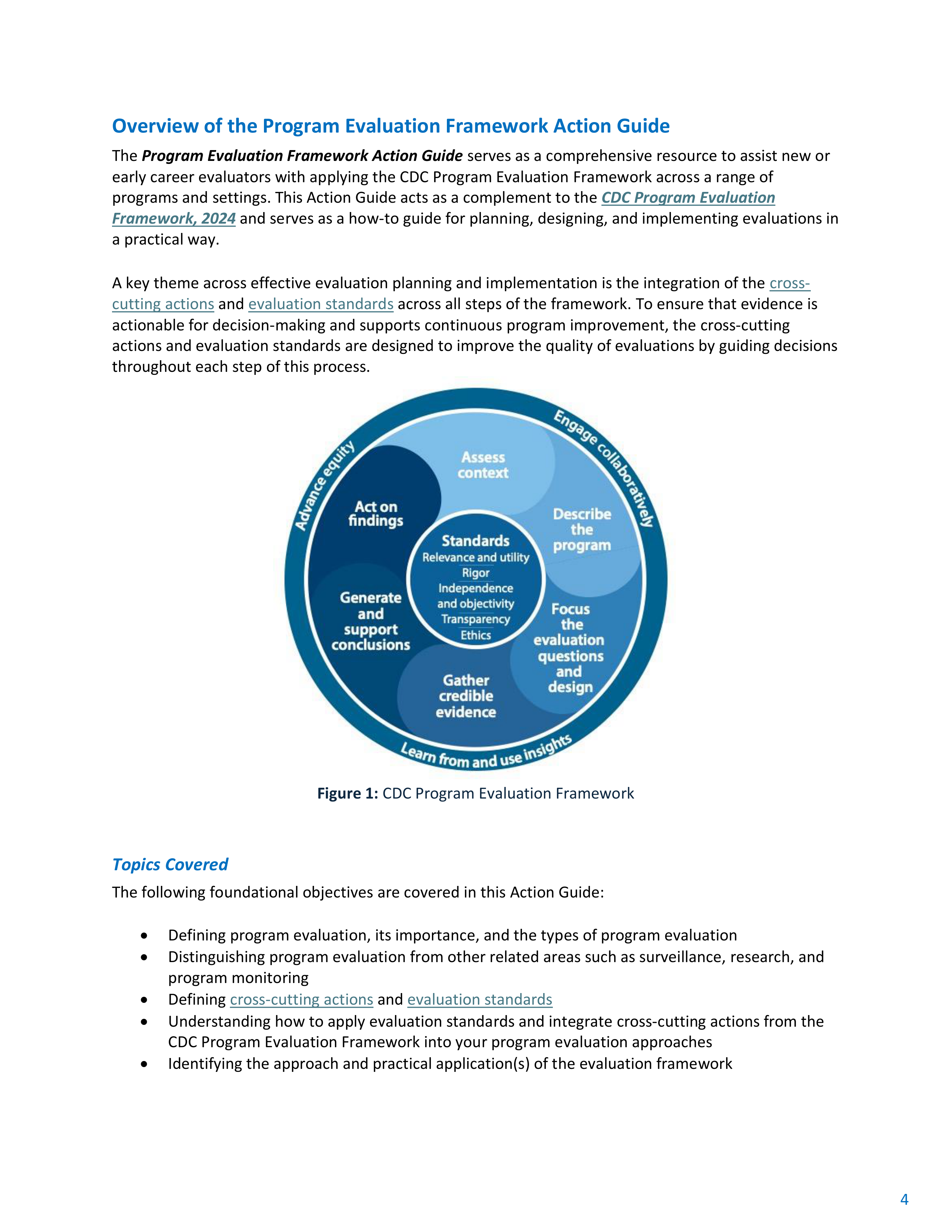 CDC Program Evaluation Framework Action Guide — page 5