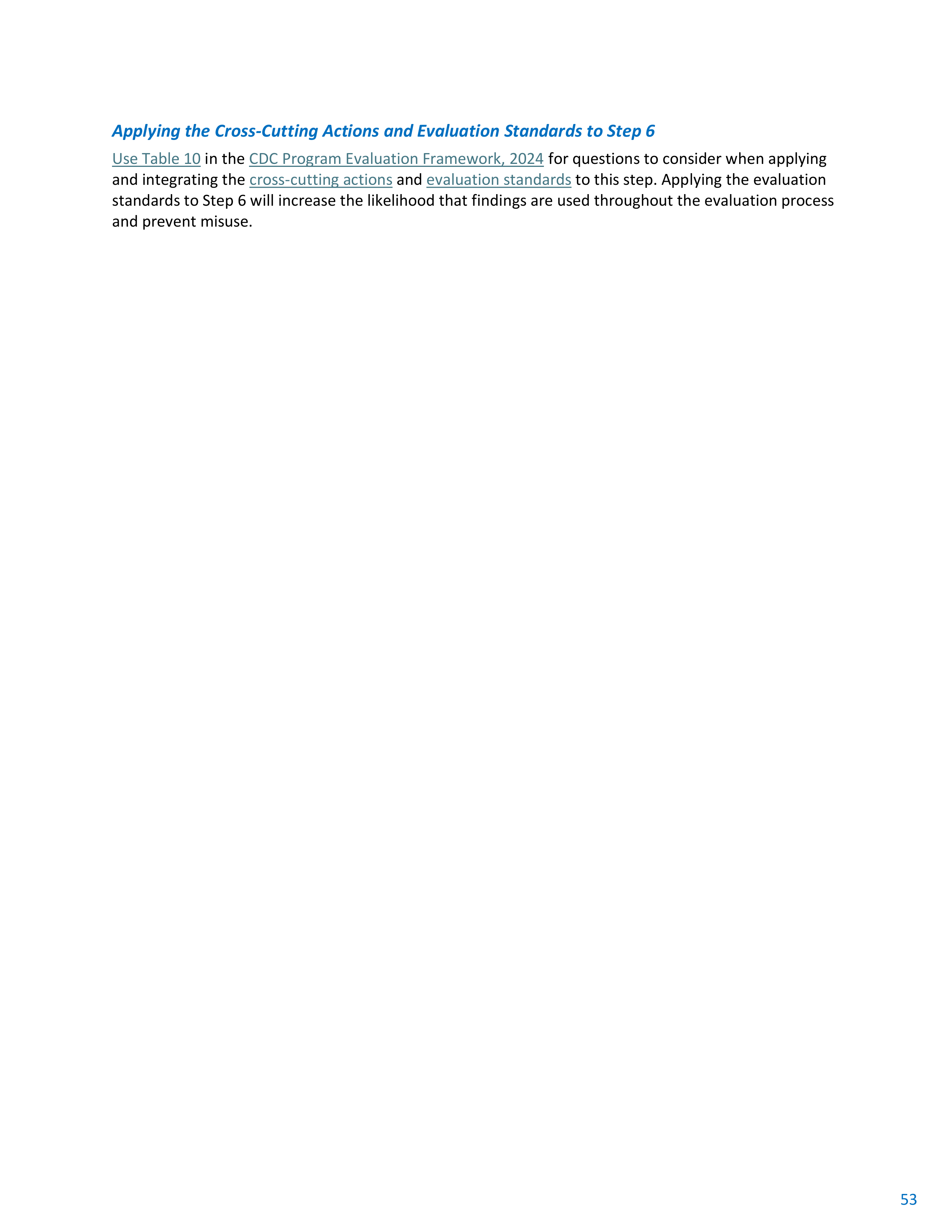 CDC Program Evaluation Framework Action Guide — page 54