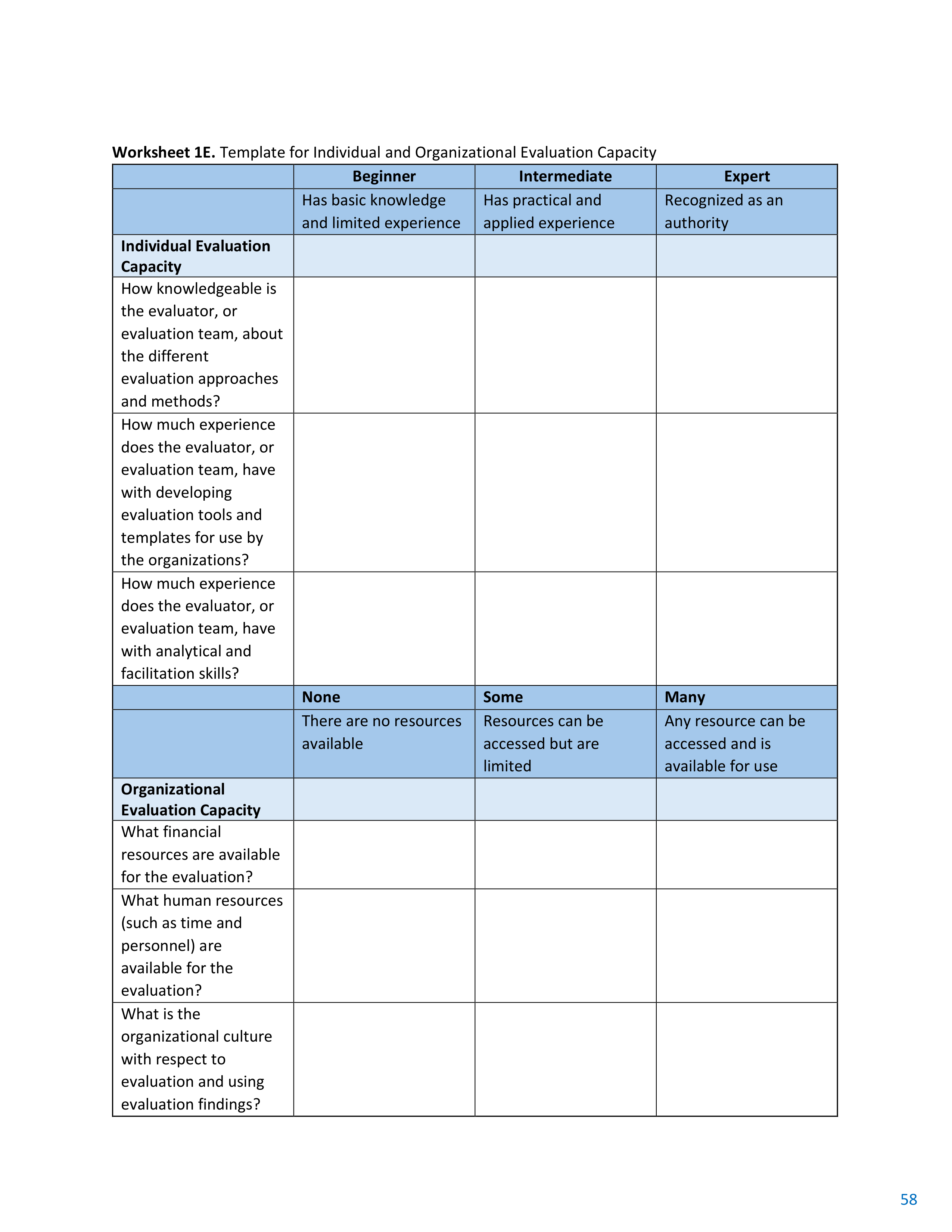 CDC Program Evaluation Framework Action Guide — page 59
