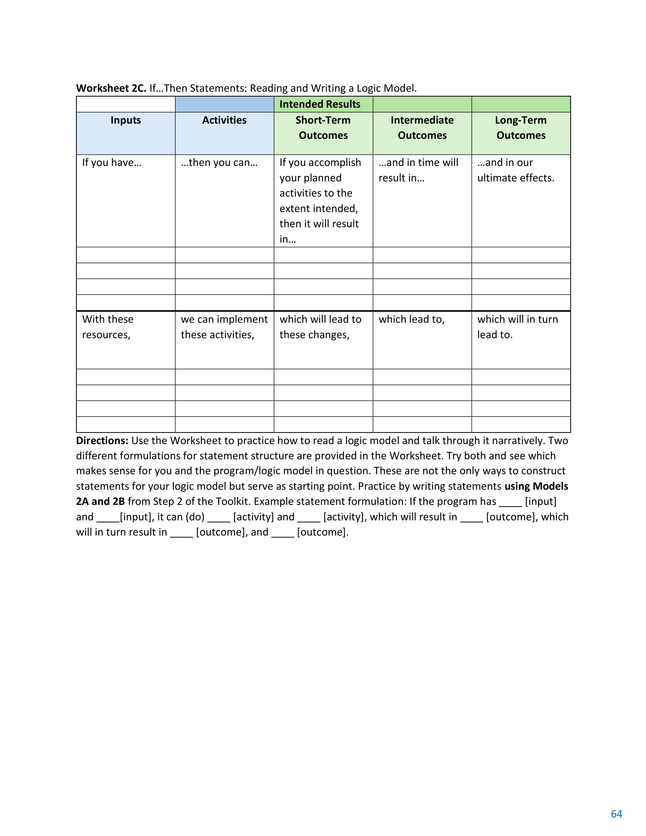 CDC Program Evaluation Framework Action Guide — page 65