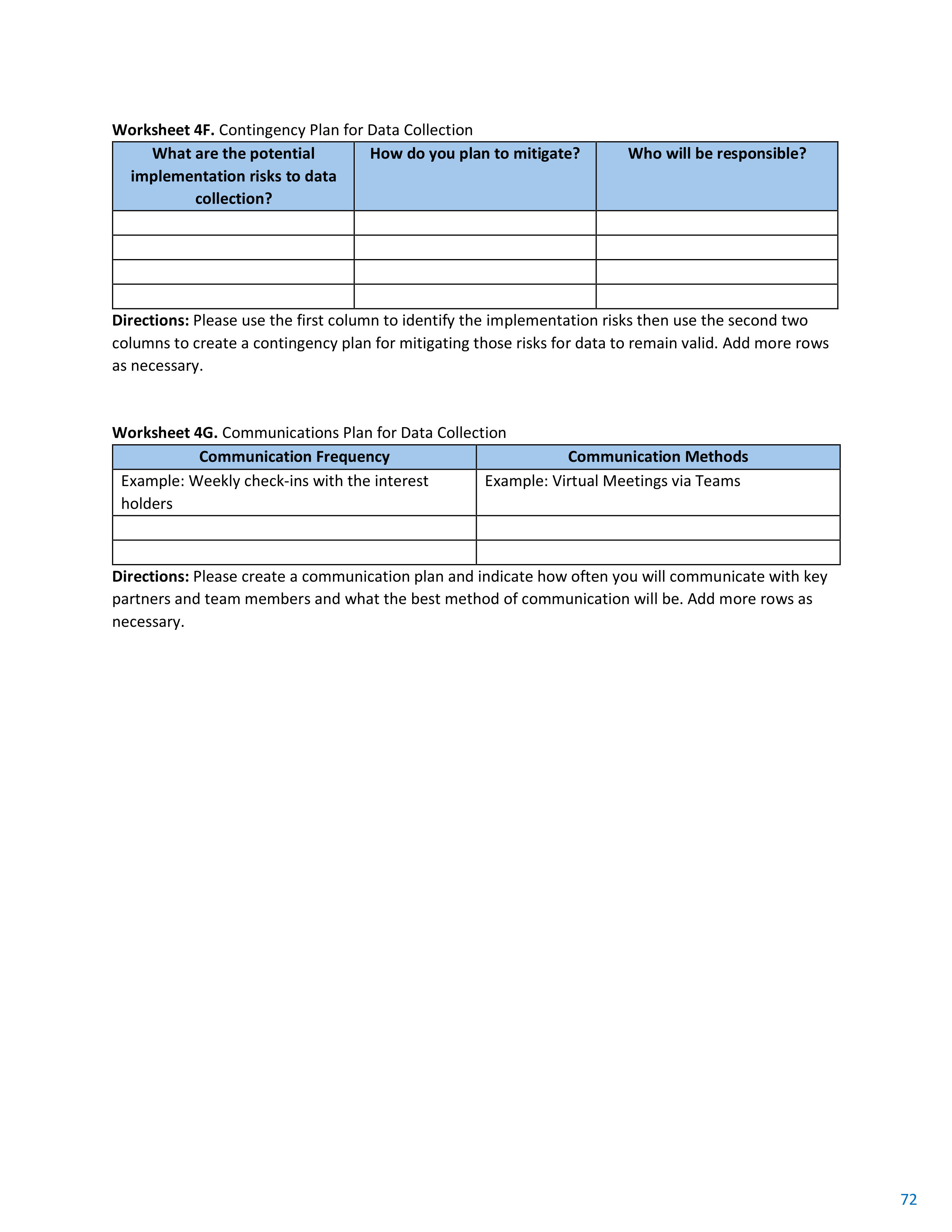 CDC Program Evaluation Framework Action Guide — page 73