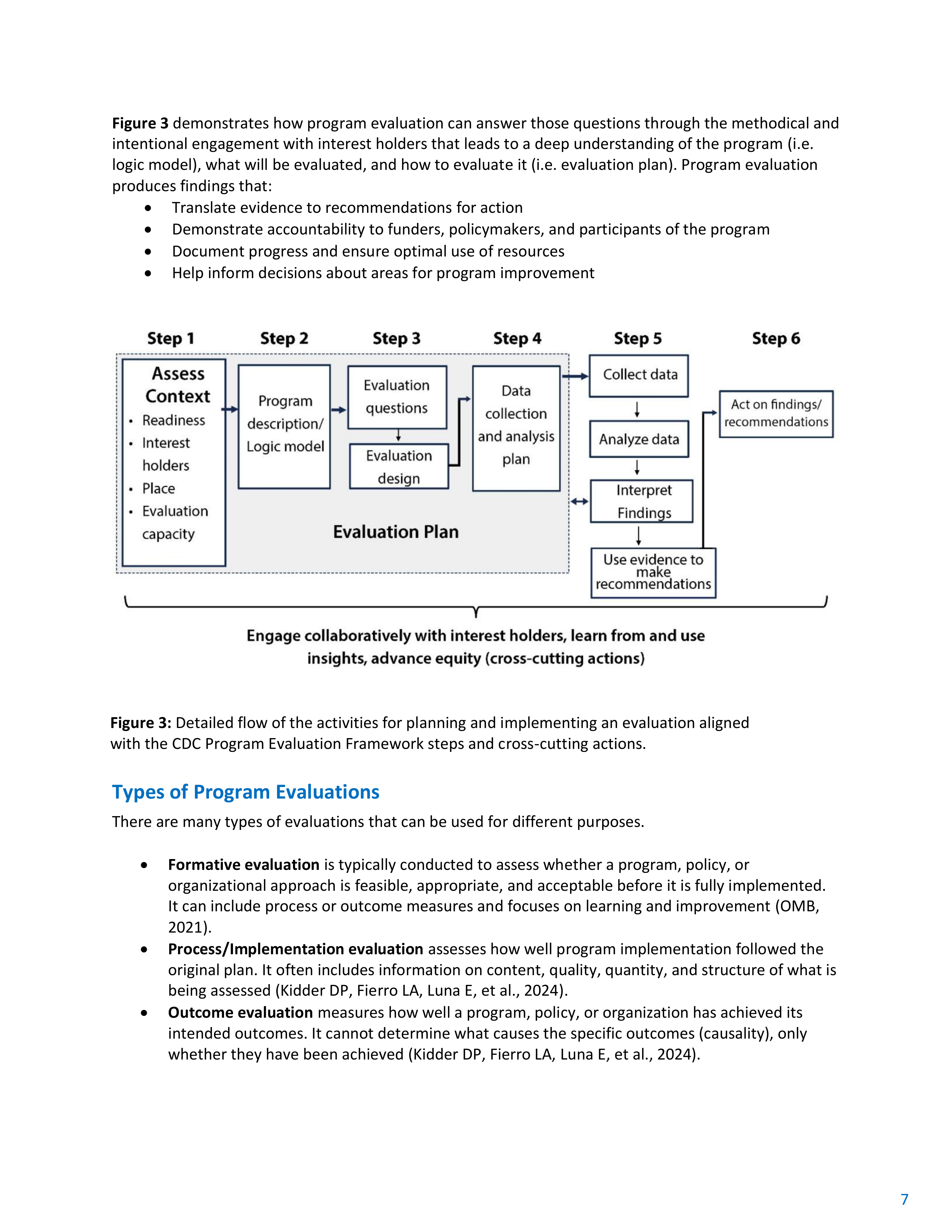 CDC Program Evaluation Framework Action Guide — page 8
