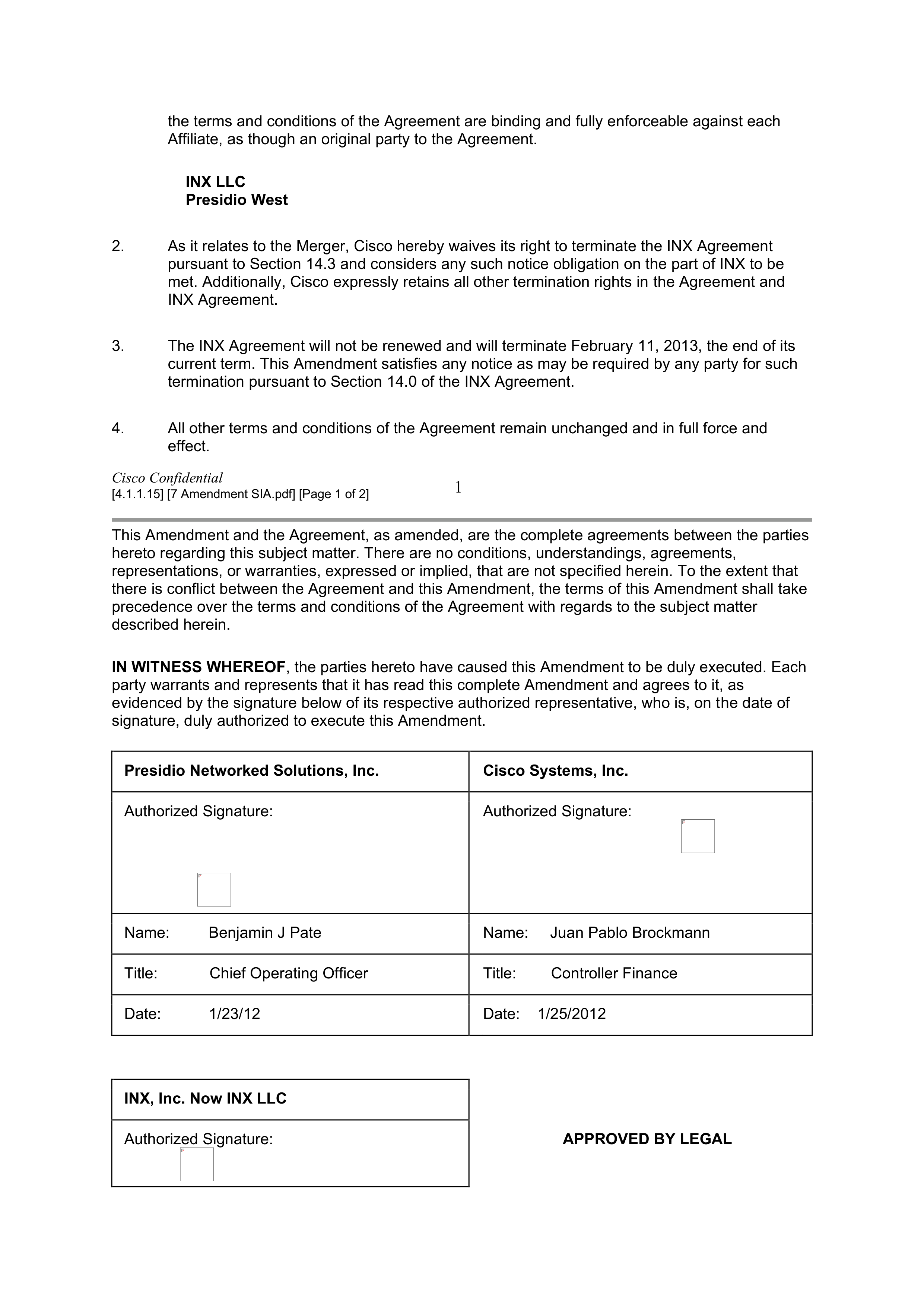 CISCO SYSTEMS INTEGRATOR AGREEMENT — page 107