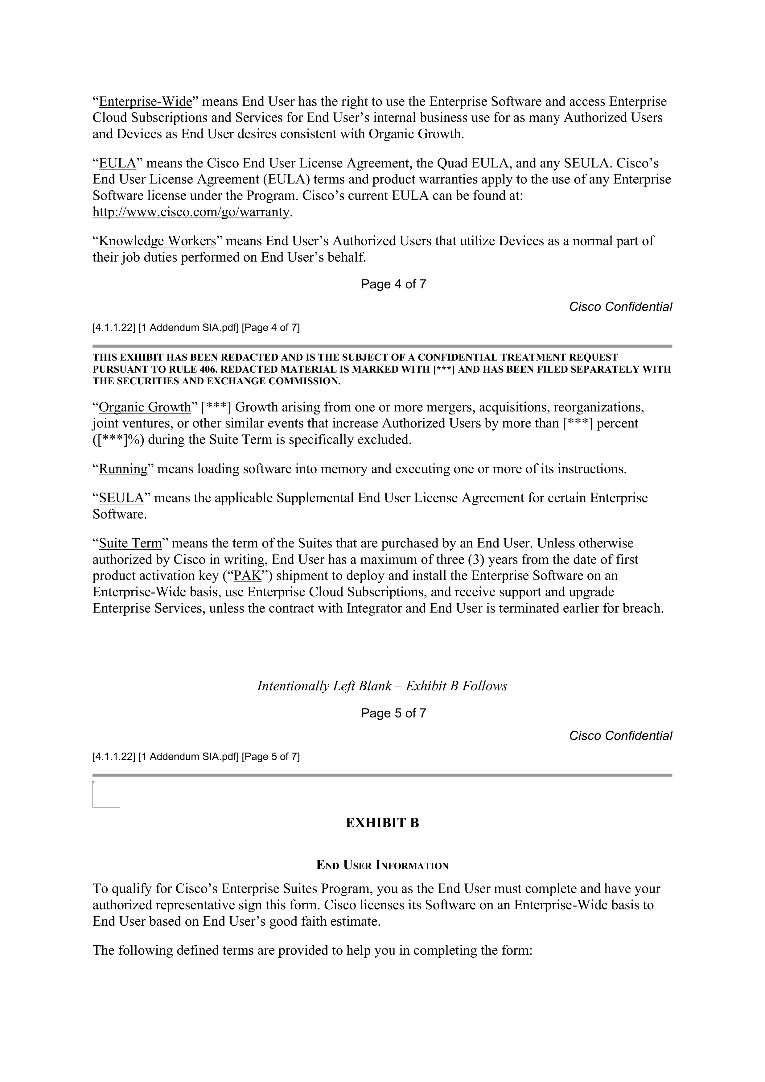 CISCO SYSTEMS INTEGRATOR AGREEMENT — page 138