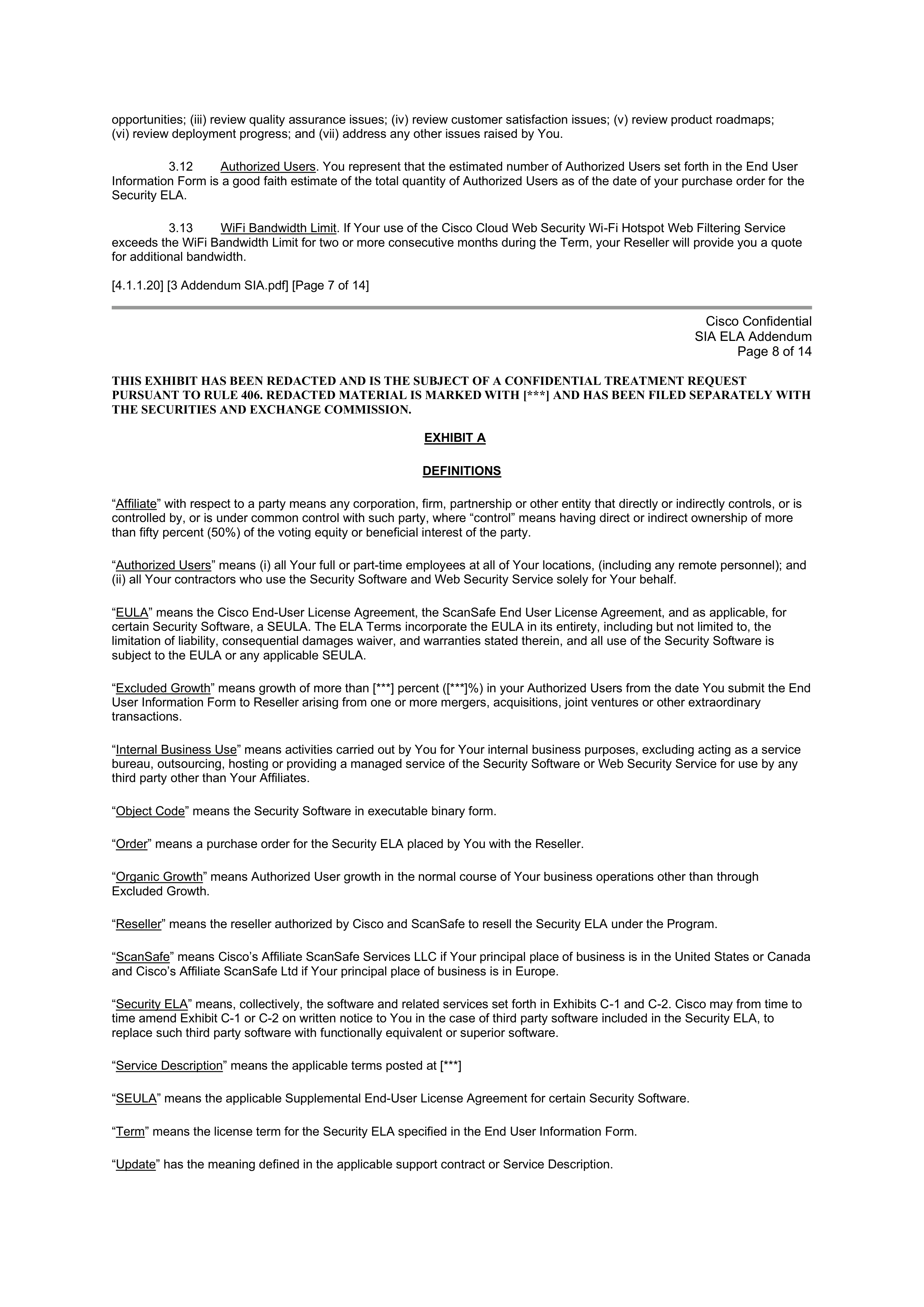 CISCO SYSTEMS INTEGRATOR AGREEMENT — page 147