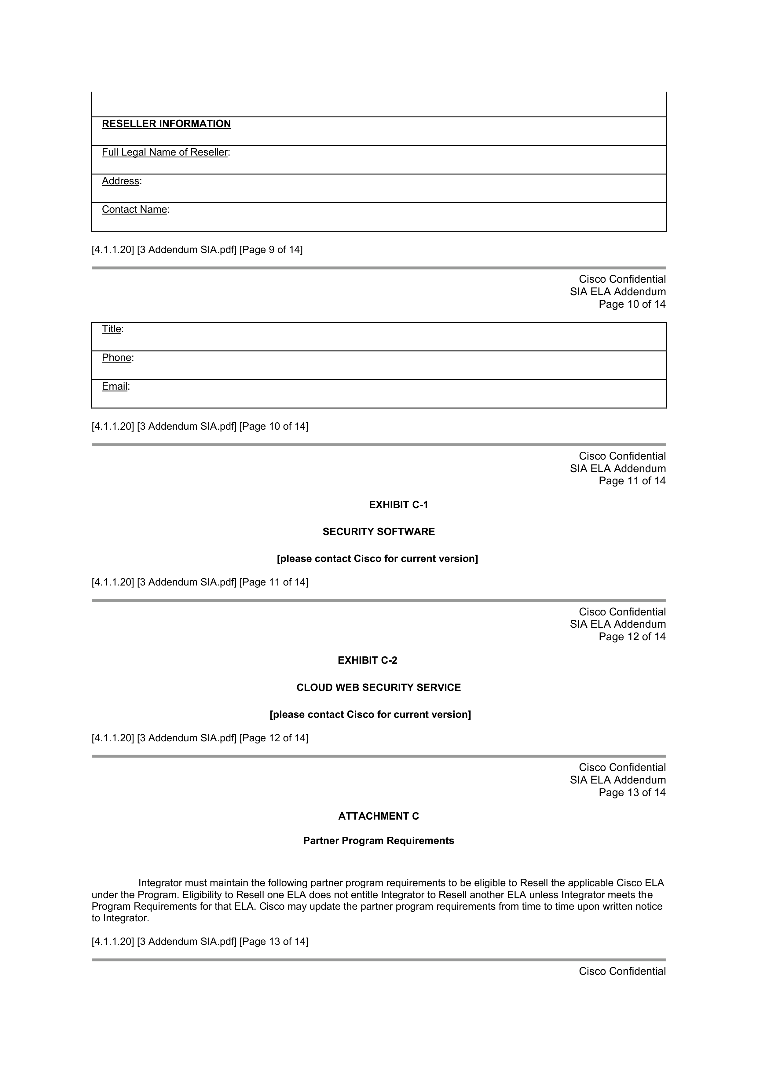 CISCO SYSTEMS INTEGRATOR AGREEMENT — page 149