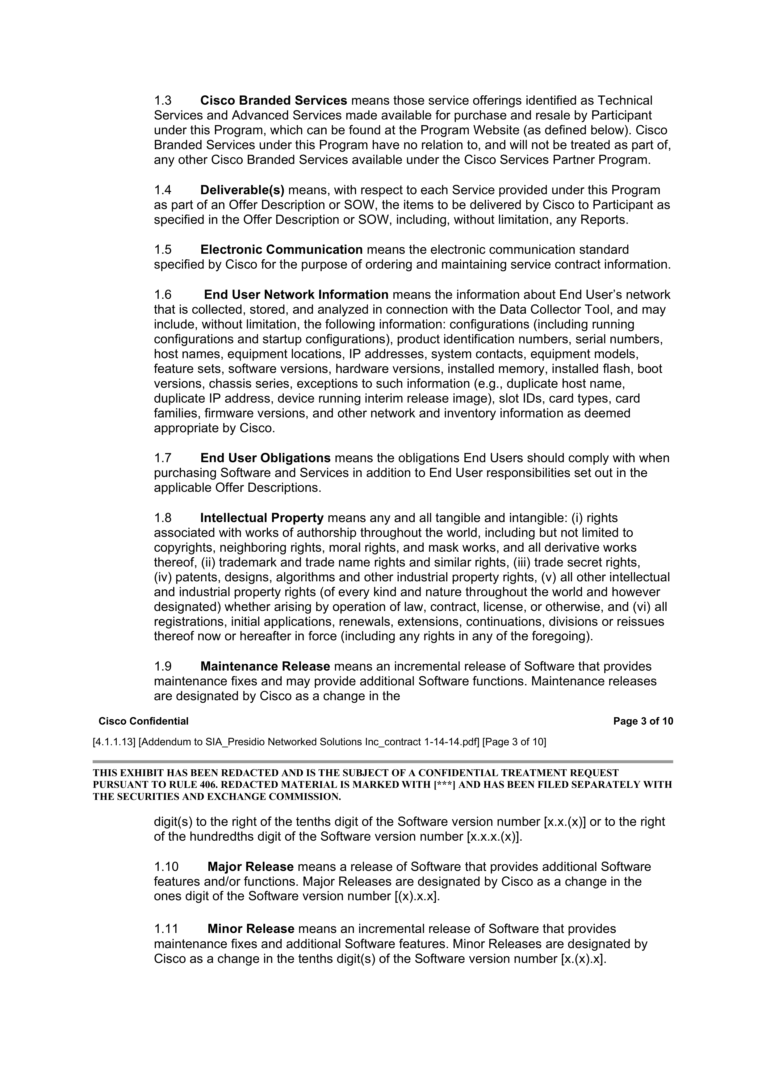 CISCO SYSTEMS INTEGRATOR AGREEMENT — page 153