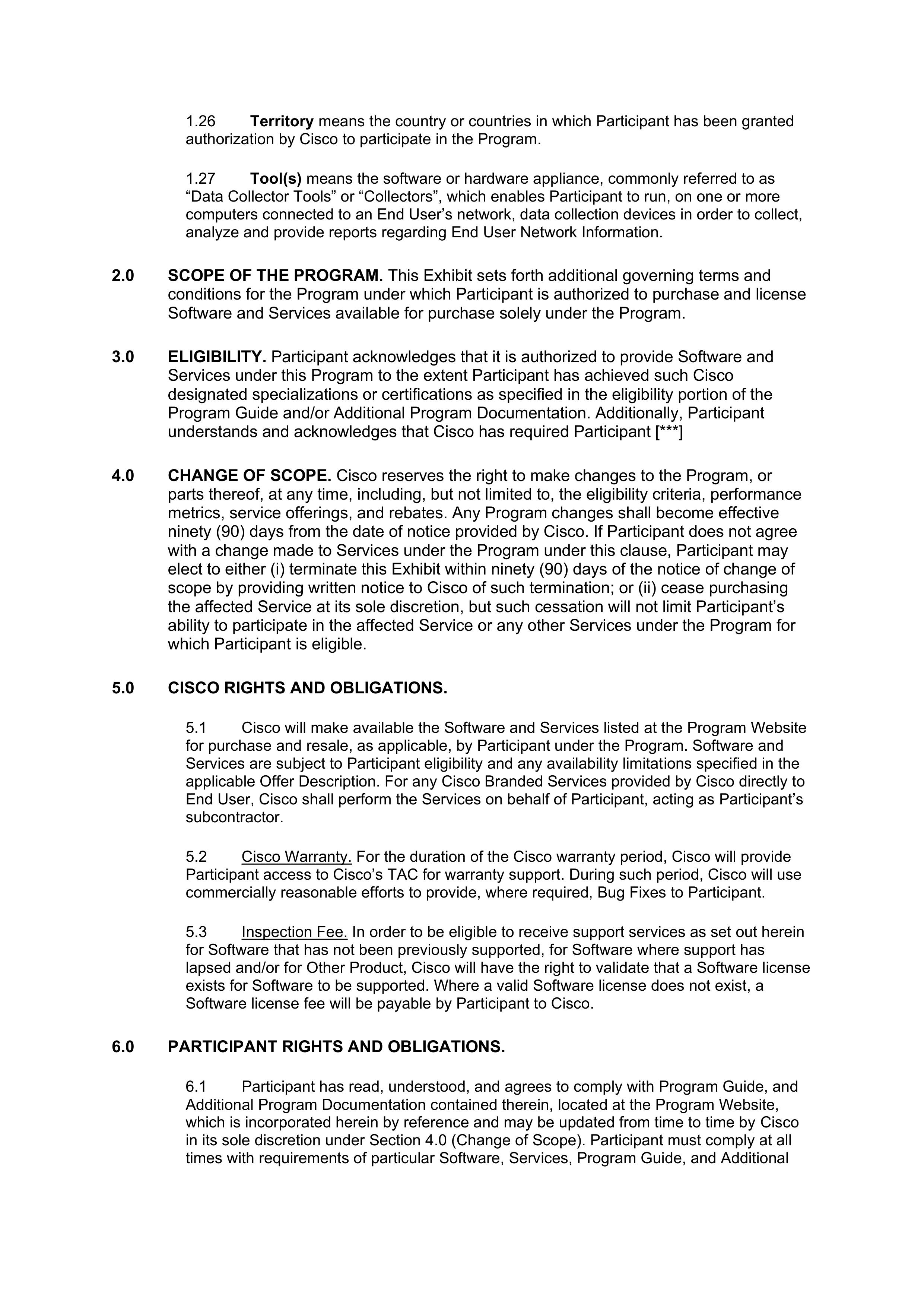 CISCO SYSTEMS INTEGRATOR AGREEMENT — page 155