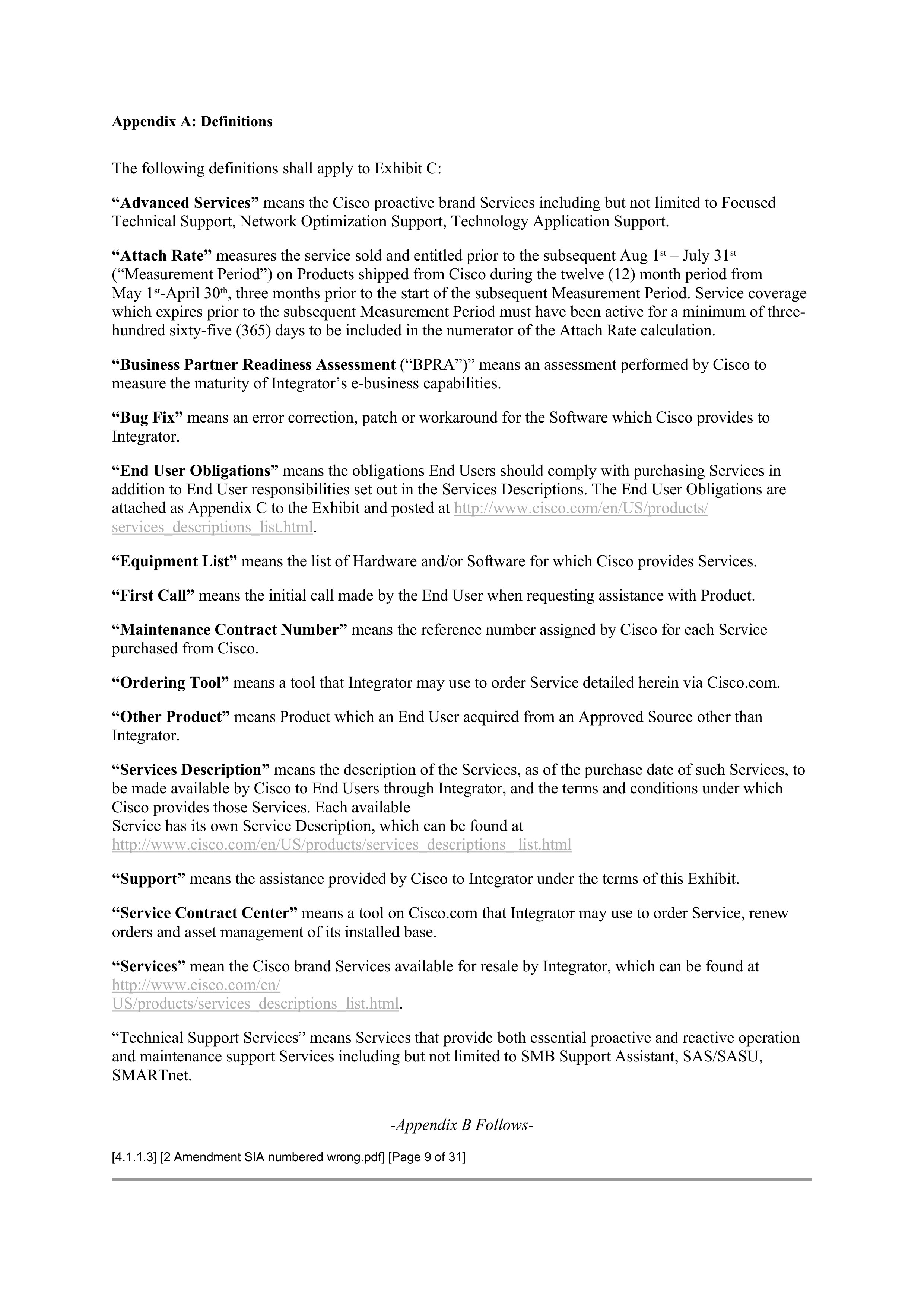 CISCO SYSTEMS INTEGRATOR AGREEMENT — page 65
