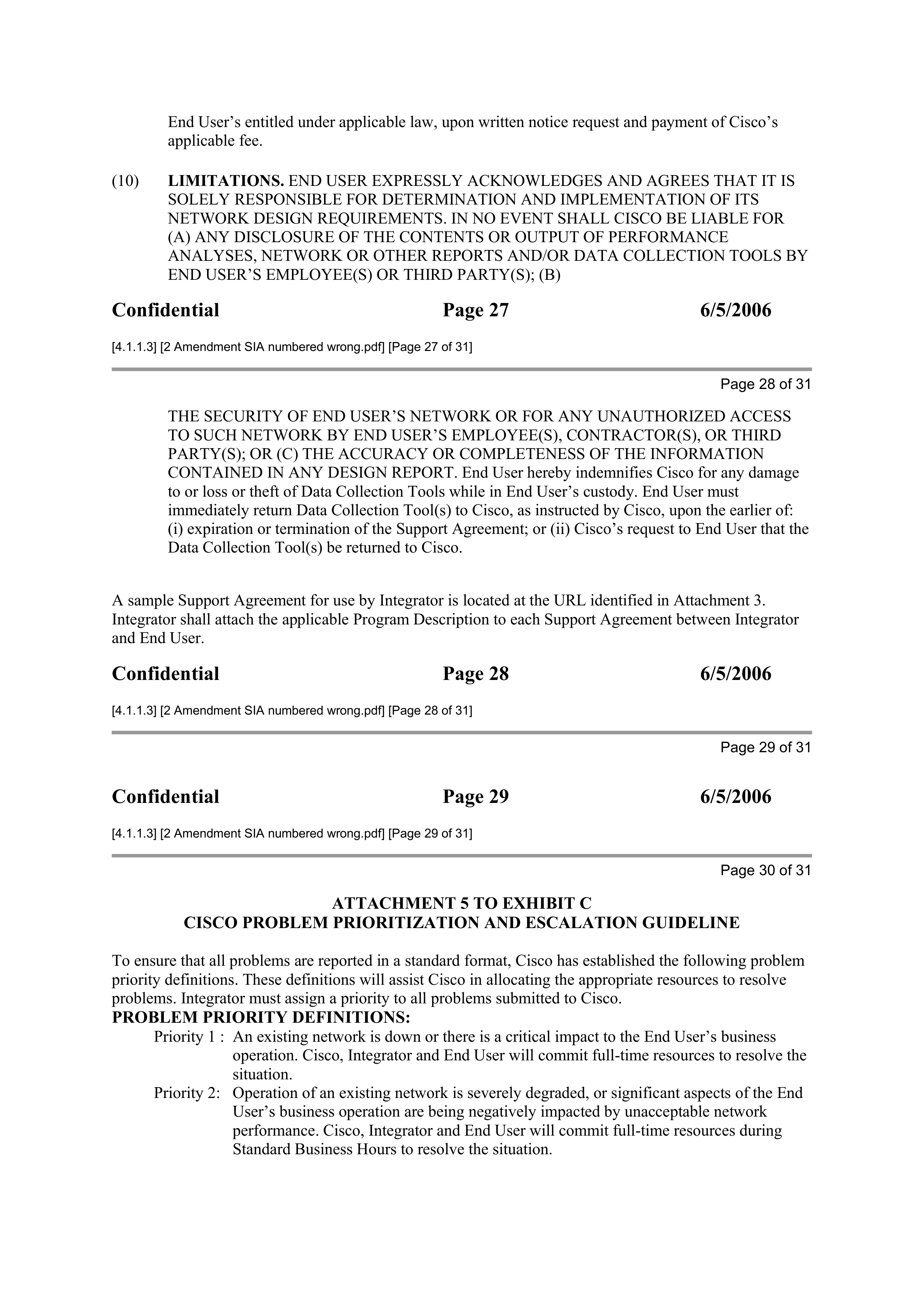 CISCO SYSTEMS INTEGRATOR AGREEMENT — page 83
