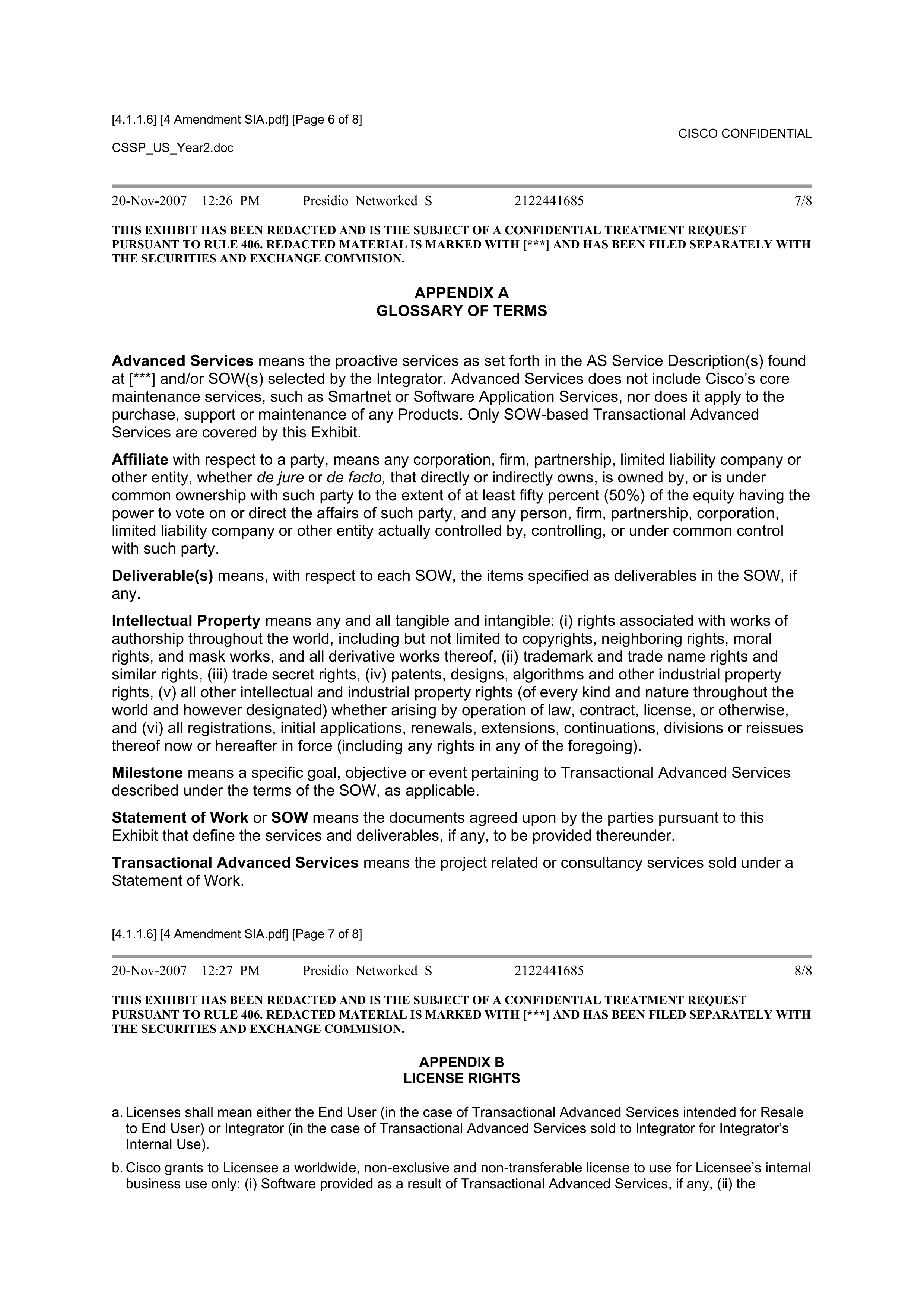 CISCO SYSTEMS INTEGRATOR AGREEMENT — page 91