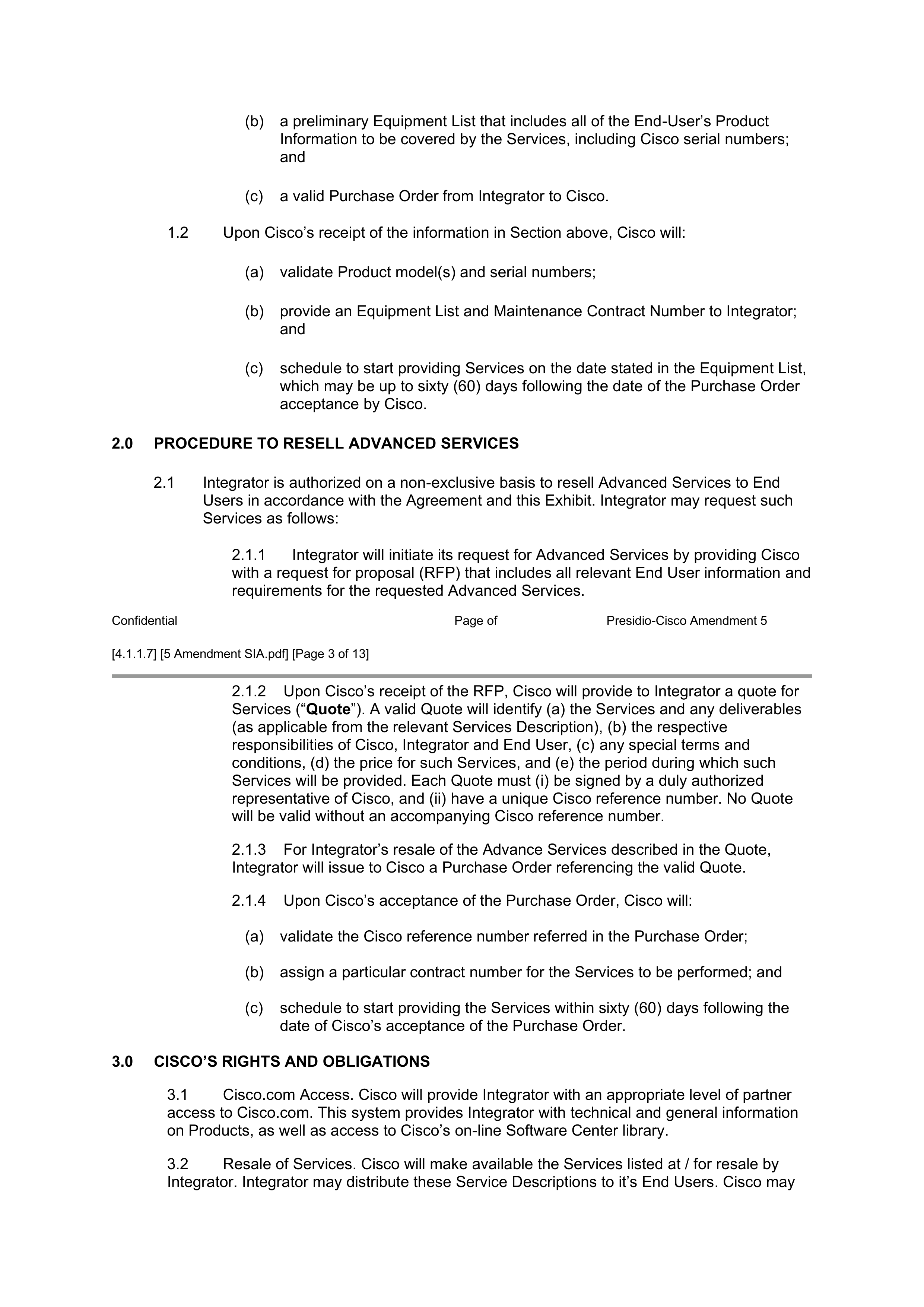CISCO SYSTEMS INTEGRATOR AGREEMENT — page 95