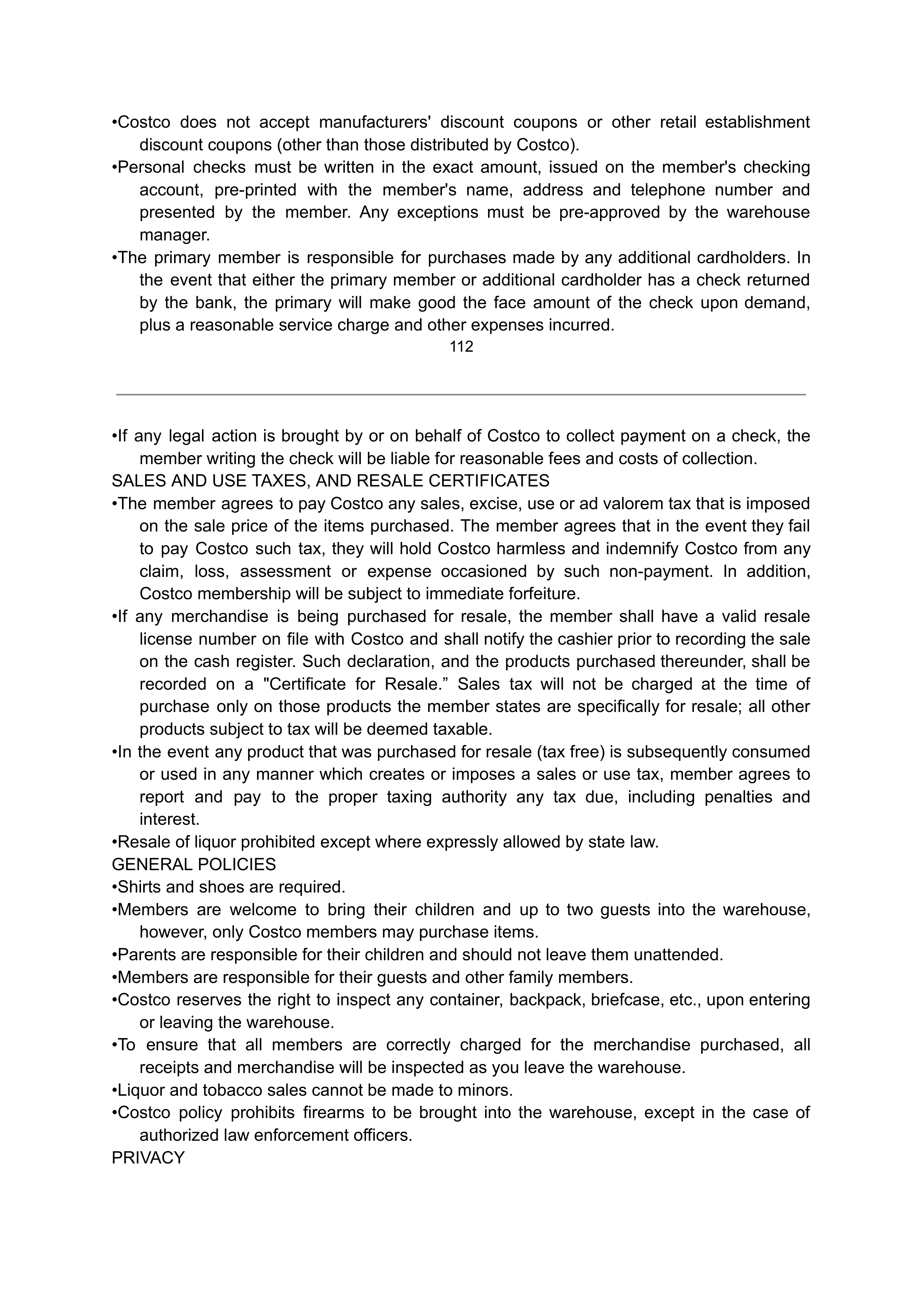 COSTCO CO-BRANDED PROGRAM AGREEMENT — page 101