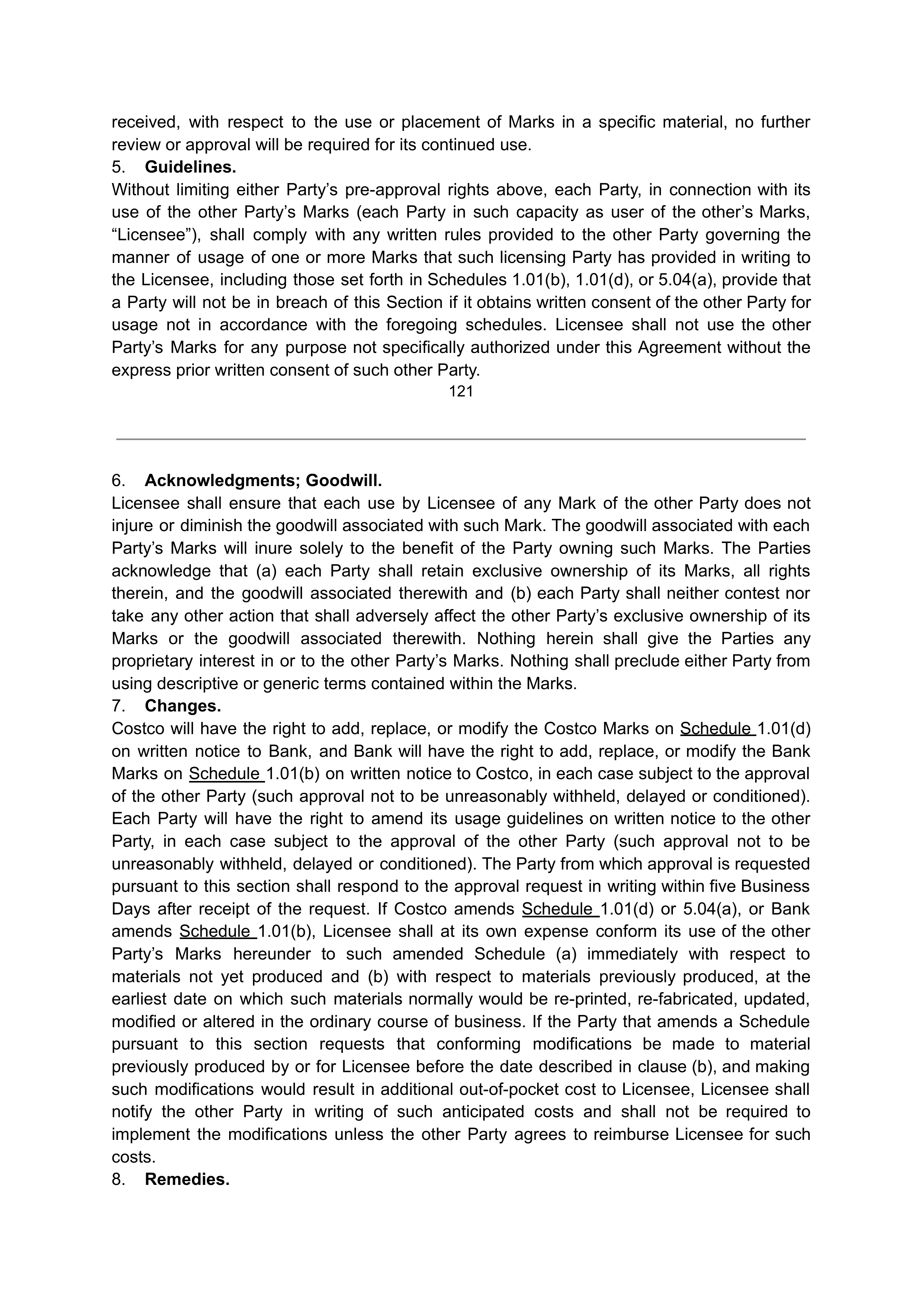 COSTCO CO-BRANDED PROGRAM AGREEMENT — page 108