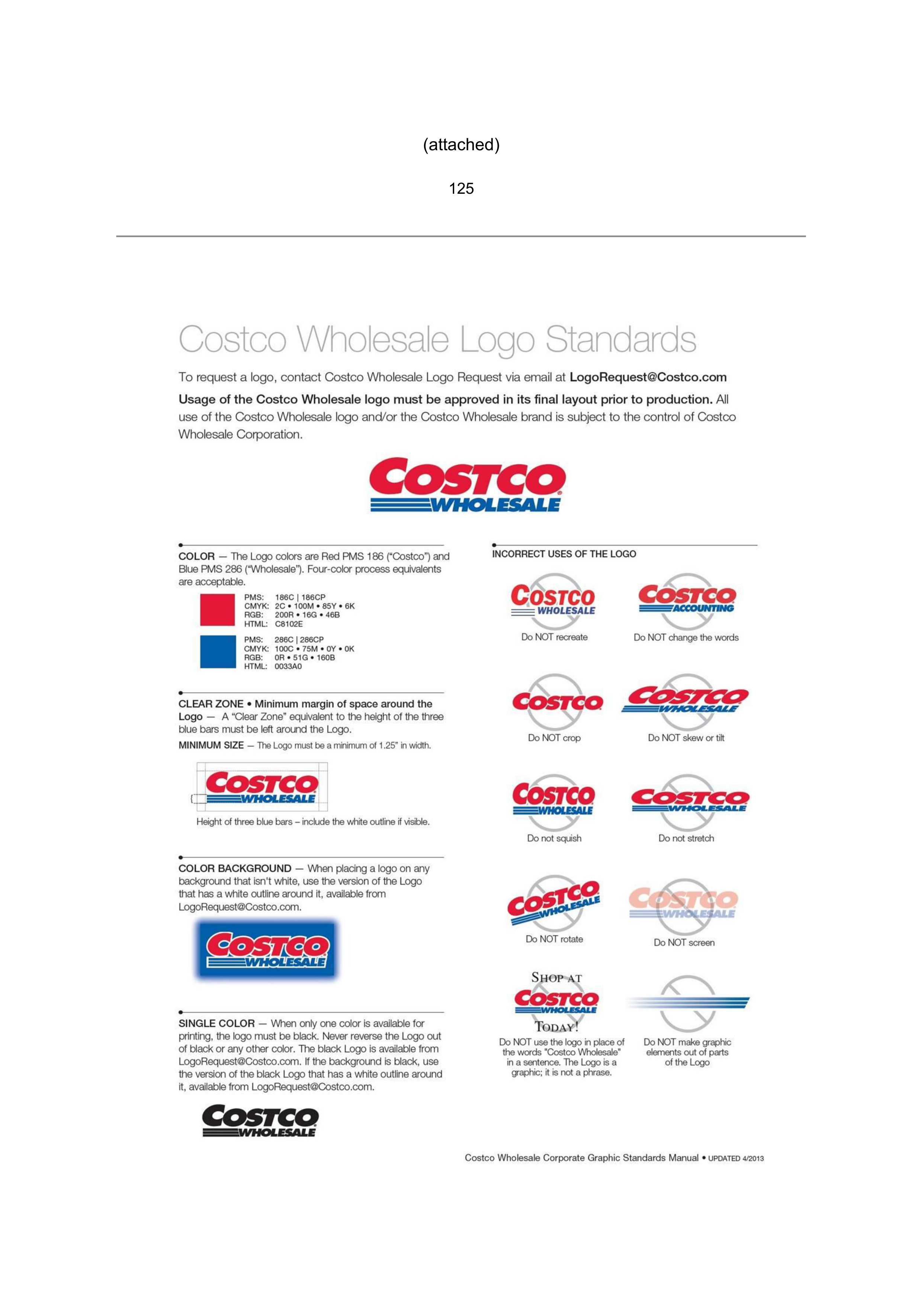 COSTCO CO-BRANDED PROGRAM AGREEMENT — page 110