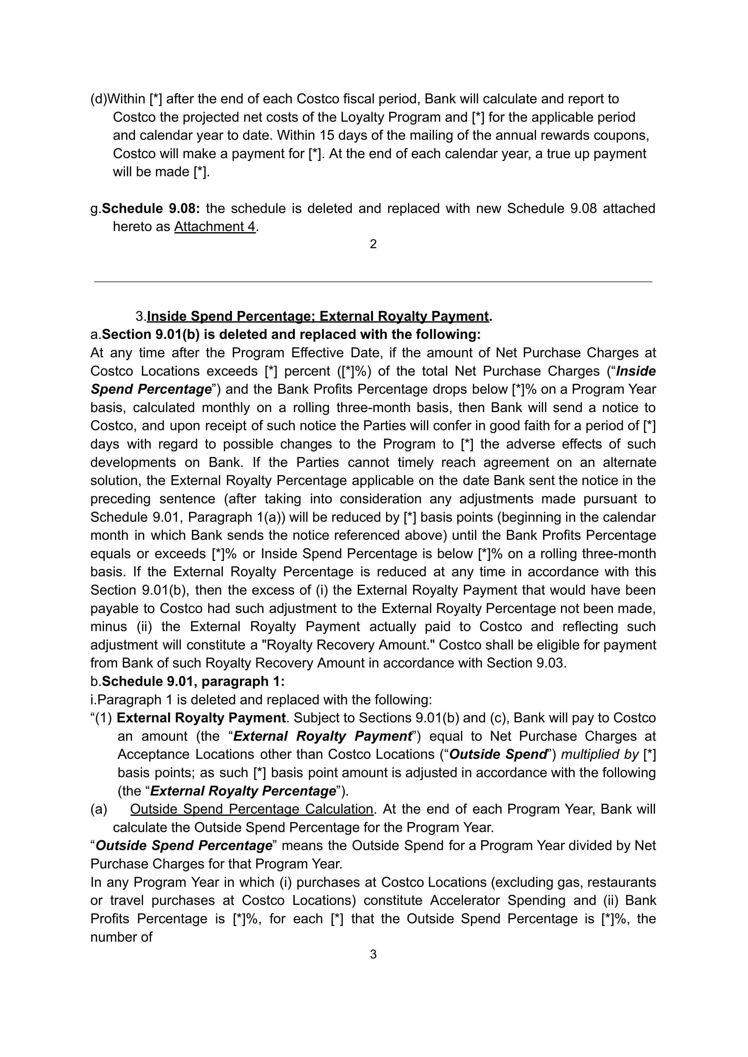 COSTCO CO-BRANDED PROGRAM AGREEMENT — page 117
