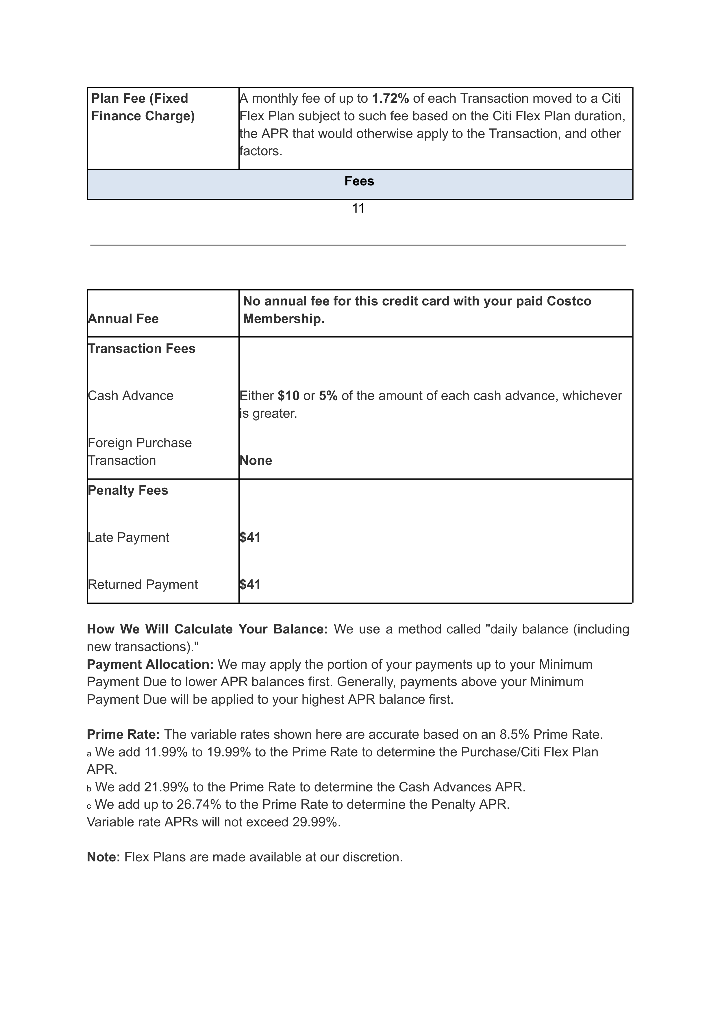 COSTCO CO-BRANDED PROGRAM AGREEMENT — page 157