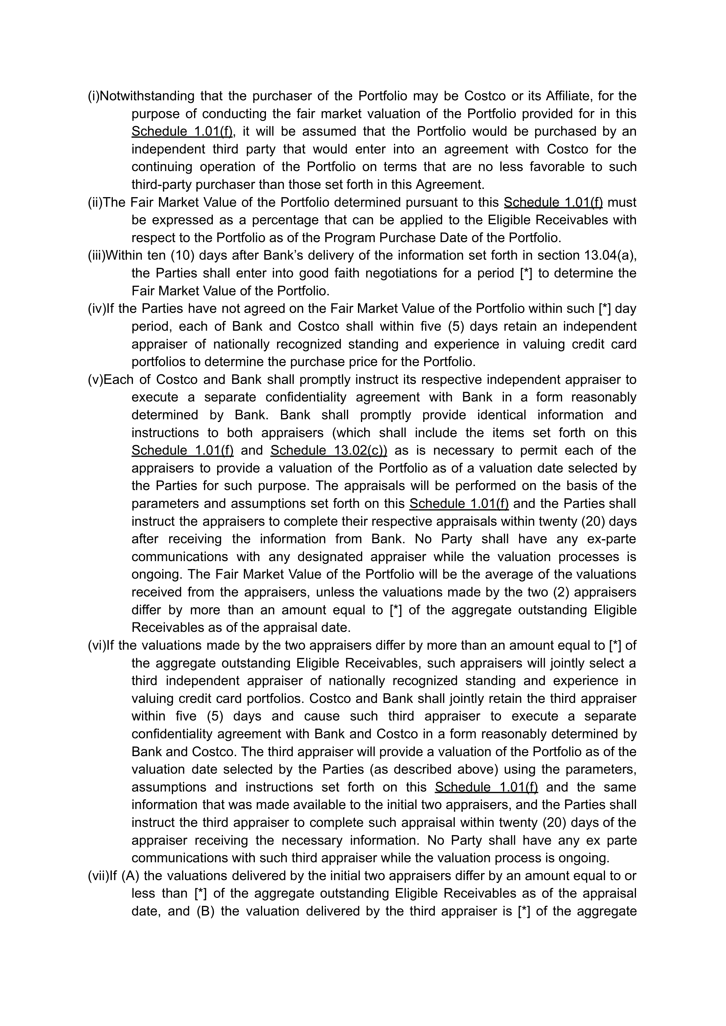 COSTCO CO-BRANDED PROGRAM AGREEMENT — page 88