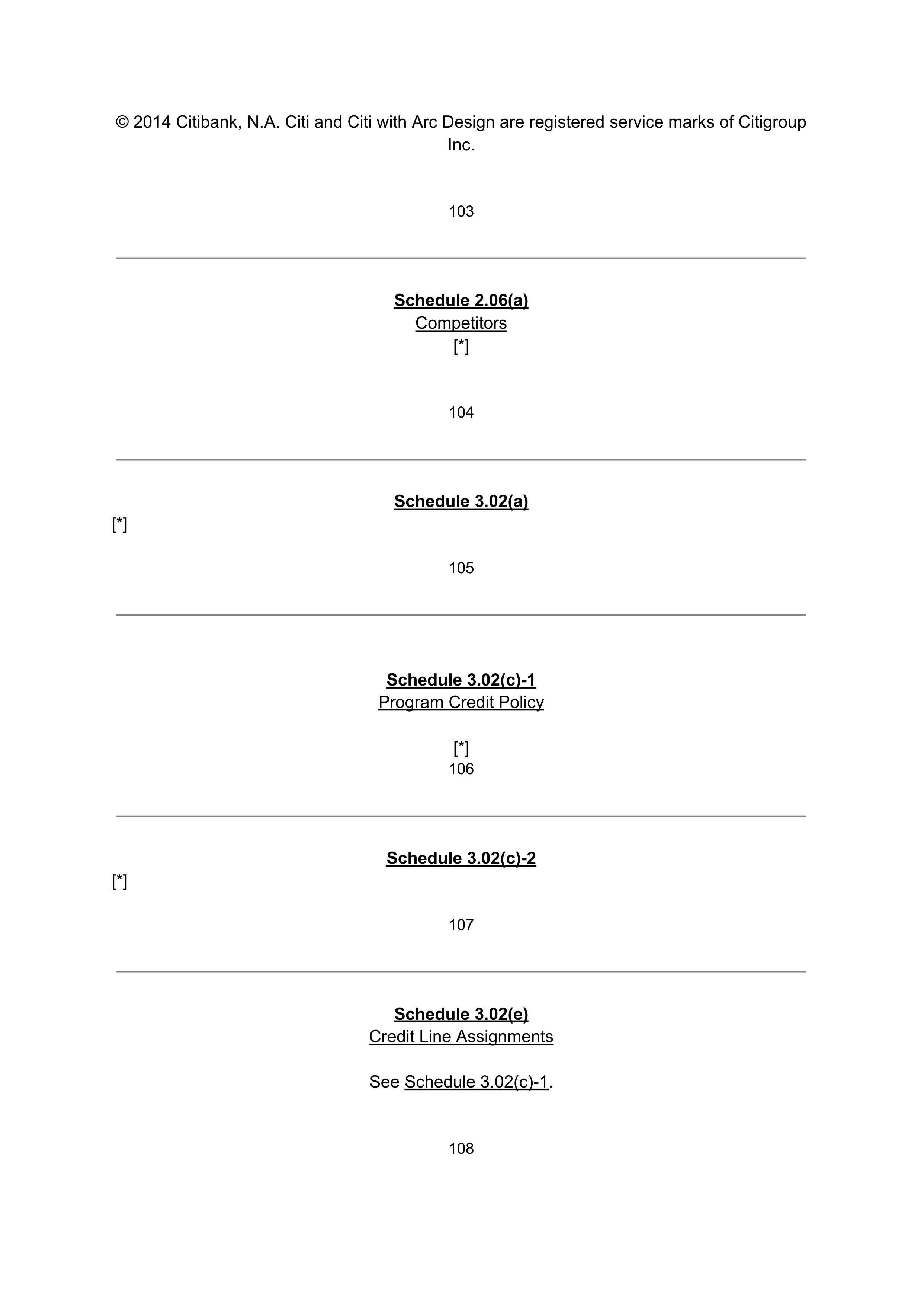 COSTCO CO-BRANDED PROGRAM AGREEMENT — page 96