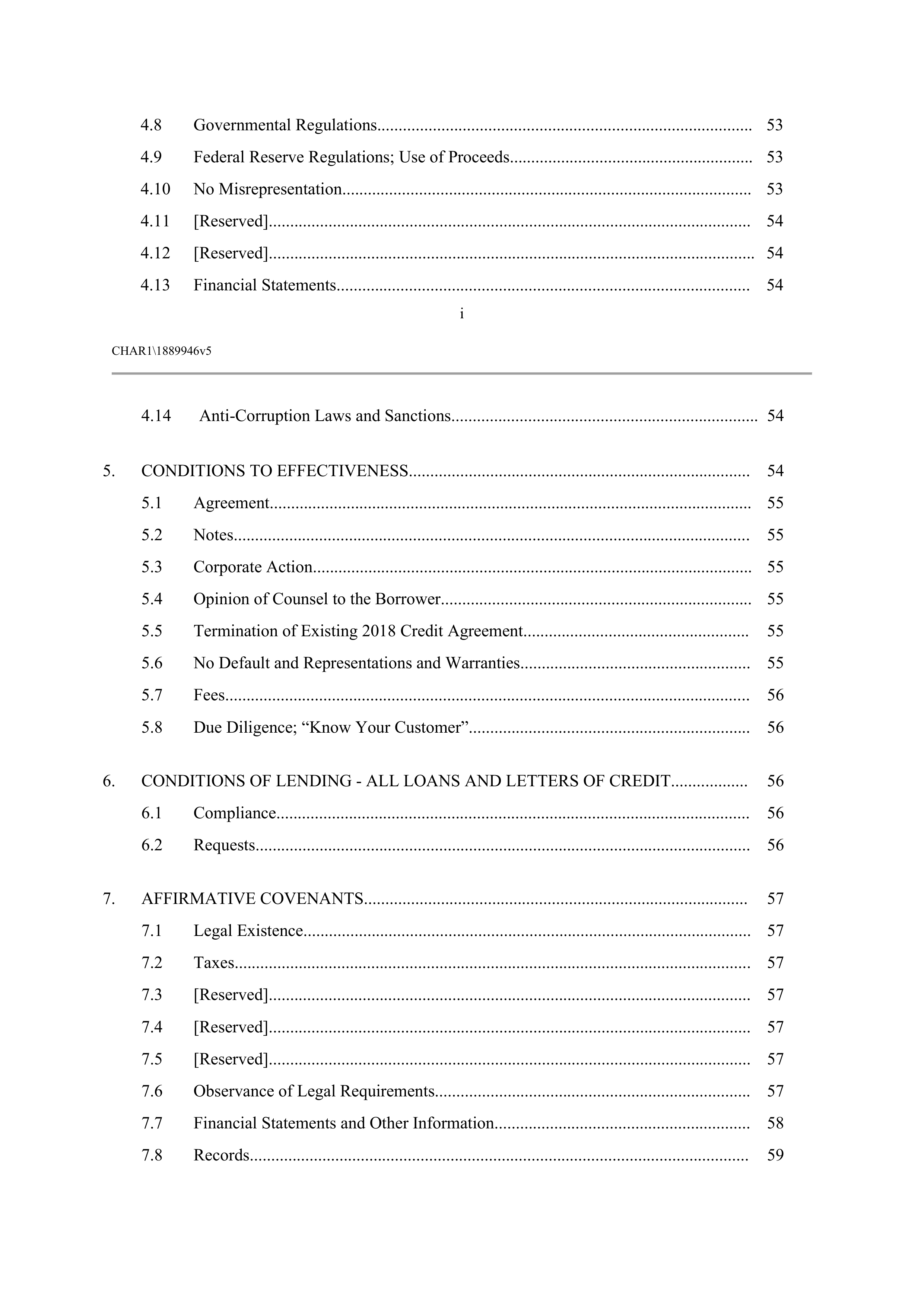 CVS HEALTH CORPORATION FIVE YEAR CREDIT AGREEMENT — page 3