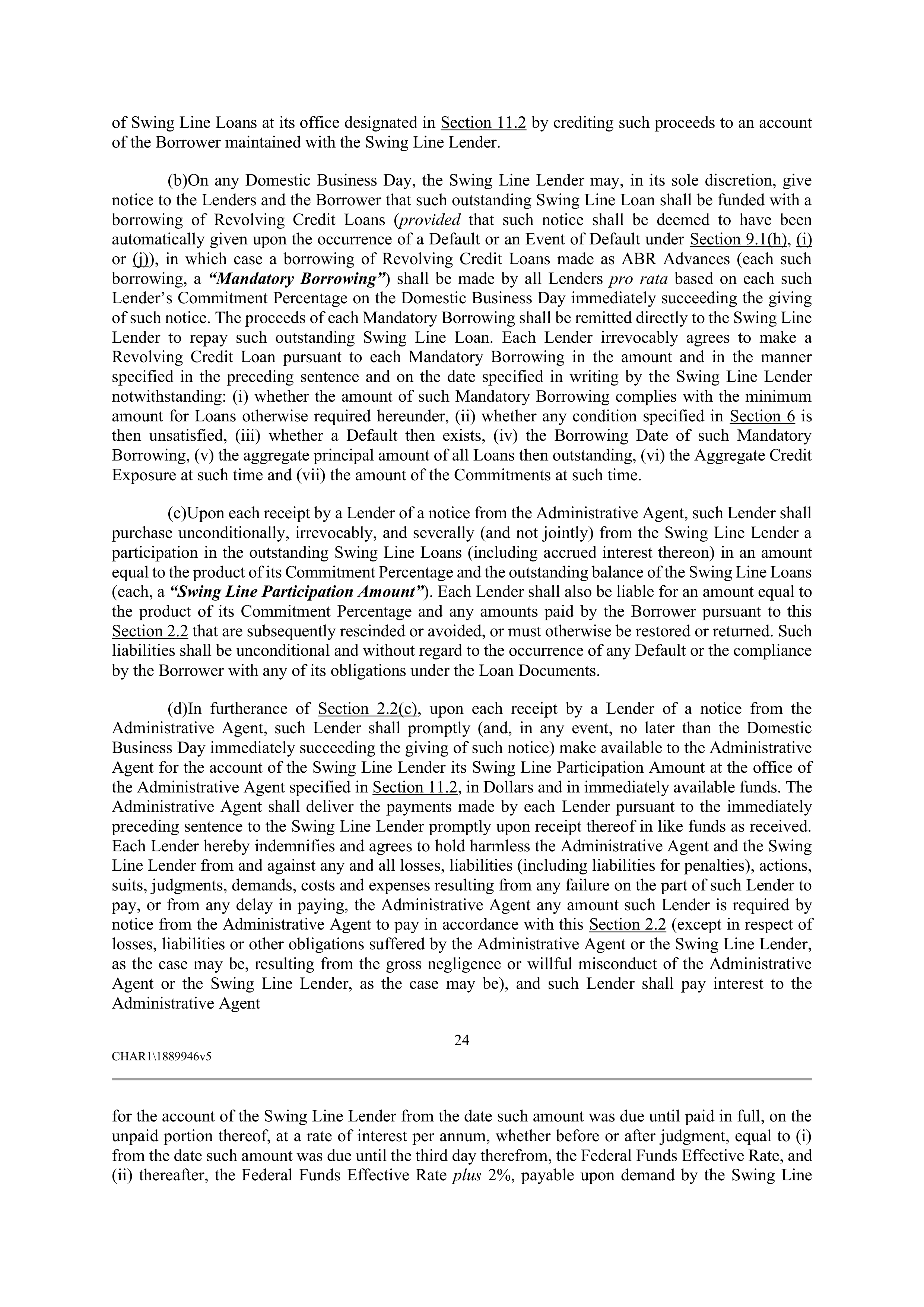 CVS HEALTH CORPORATION FIVE YEAR CREDIT AGREEMENT — page 30