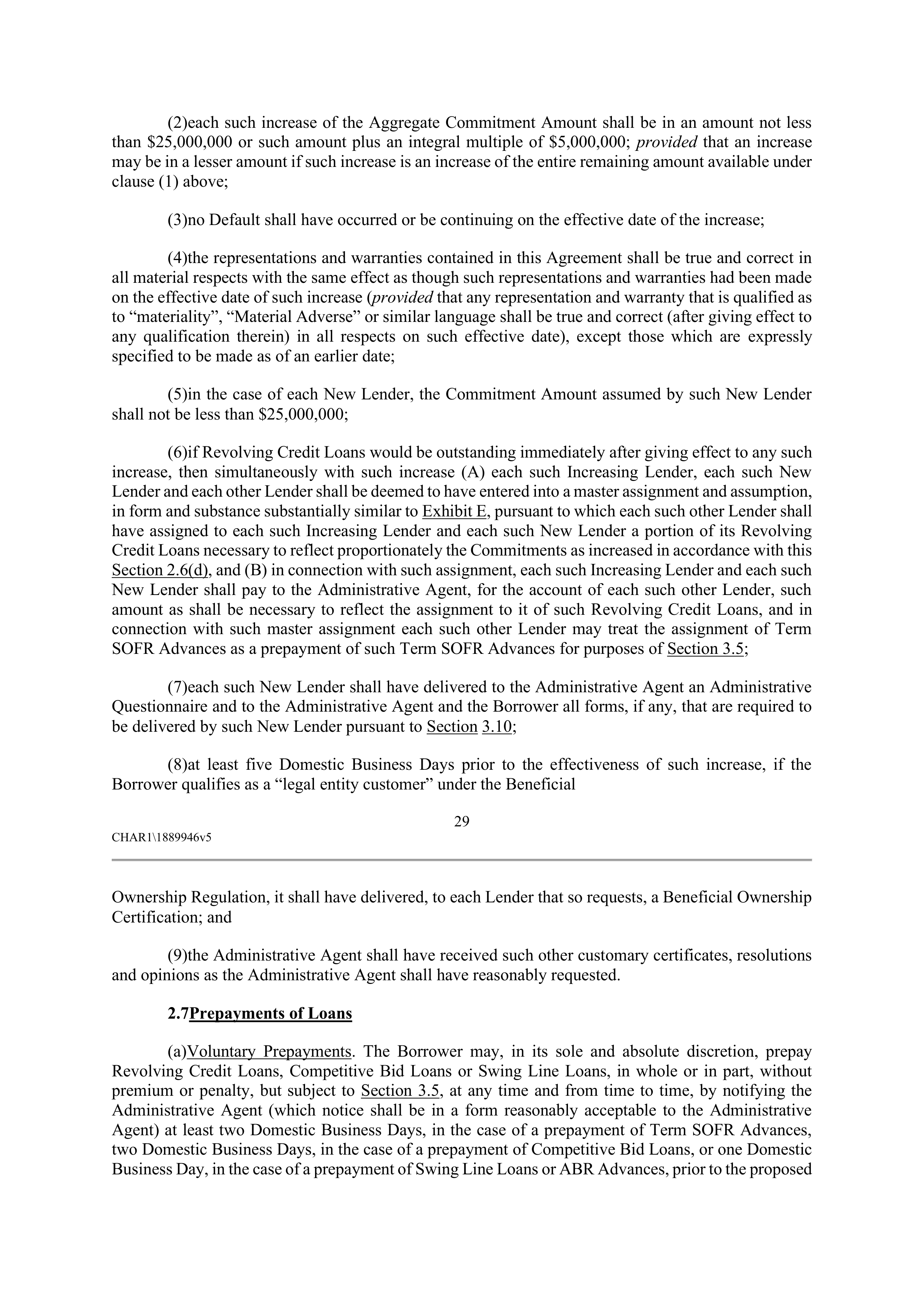 CVS HEALTH CORPORATION FIVE YEAR CREDIT AGREEMENT — page 35