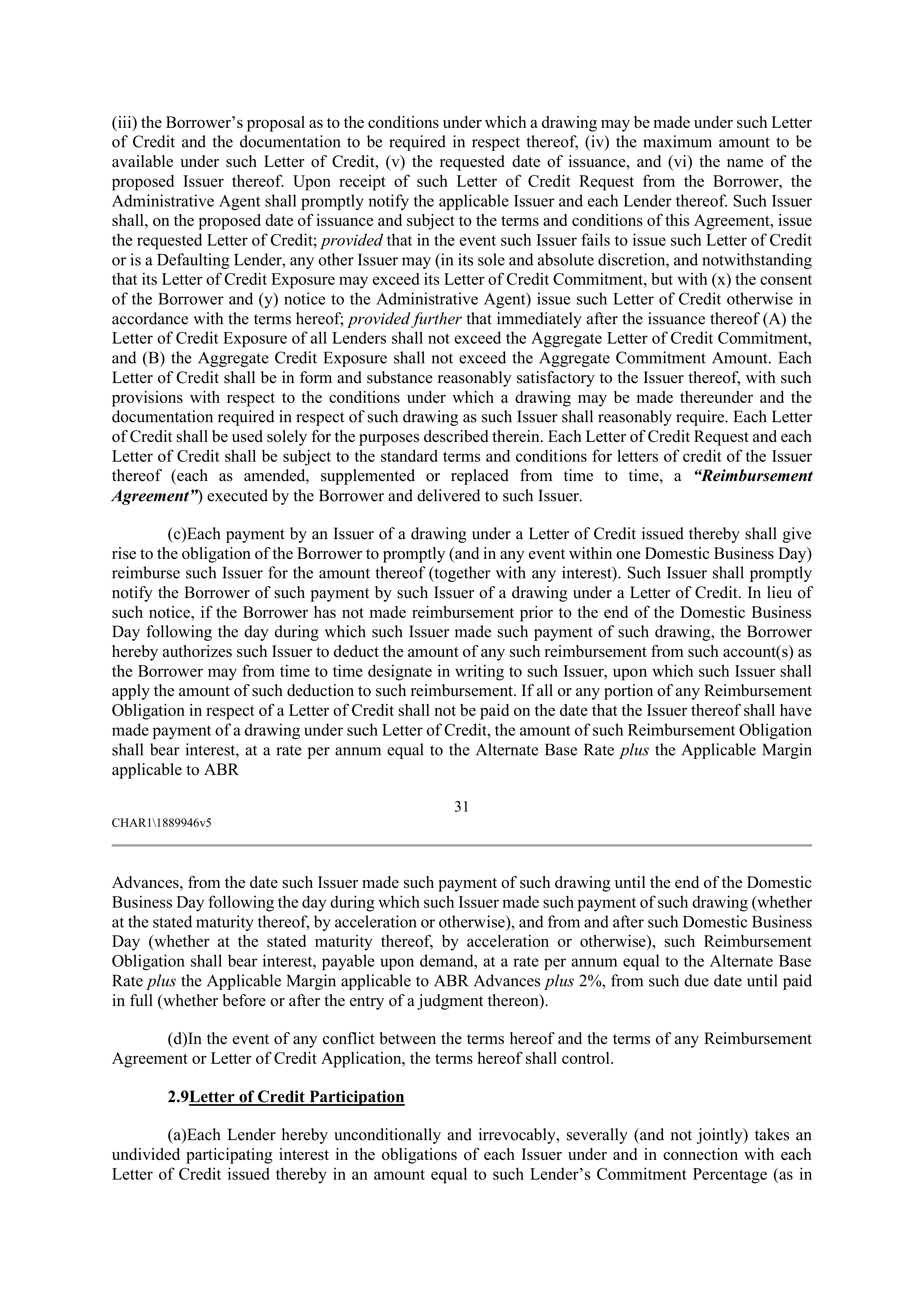 CVS HEALTH CORPORATION FIVE YEAR CREDIT AGREEMENT — page 37