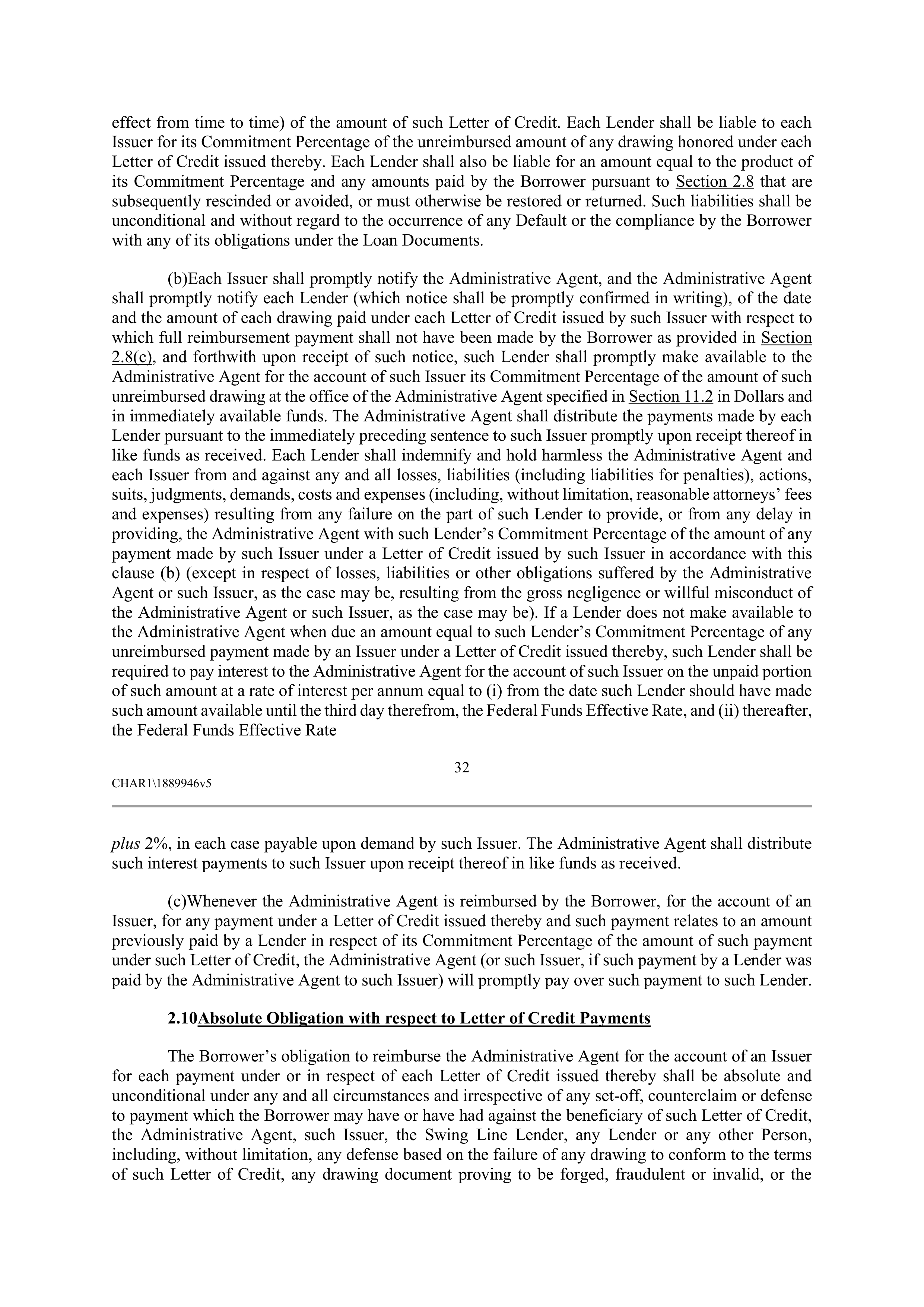 CVS HEALTH CORPORATION FIVE YEAR CREDIT AGREEMENT — page 38