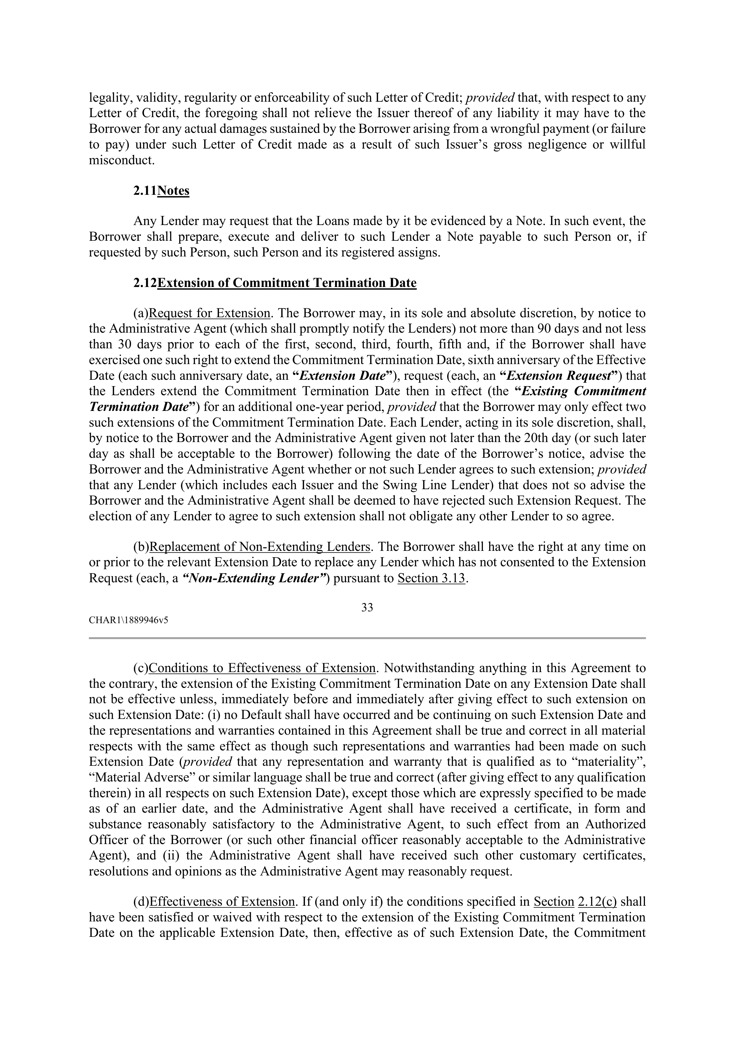 CVS HEALTH CORPORATION FIVE YEAR CREDIT AGREEMENT — page 39