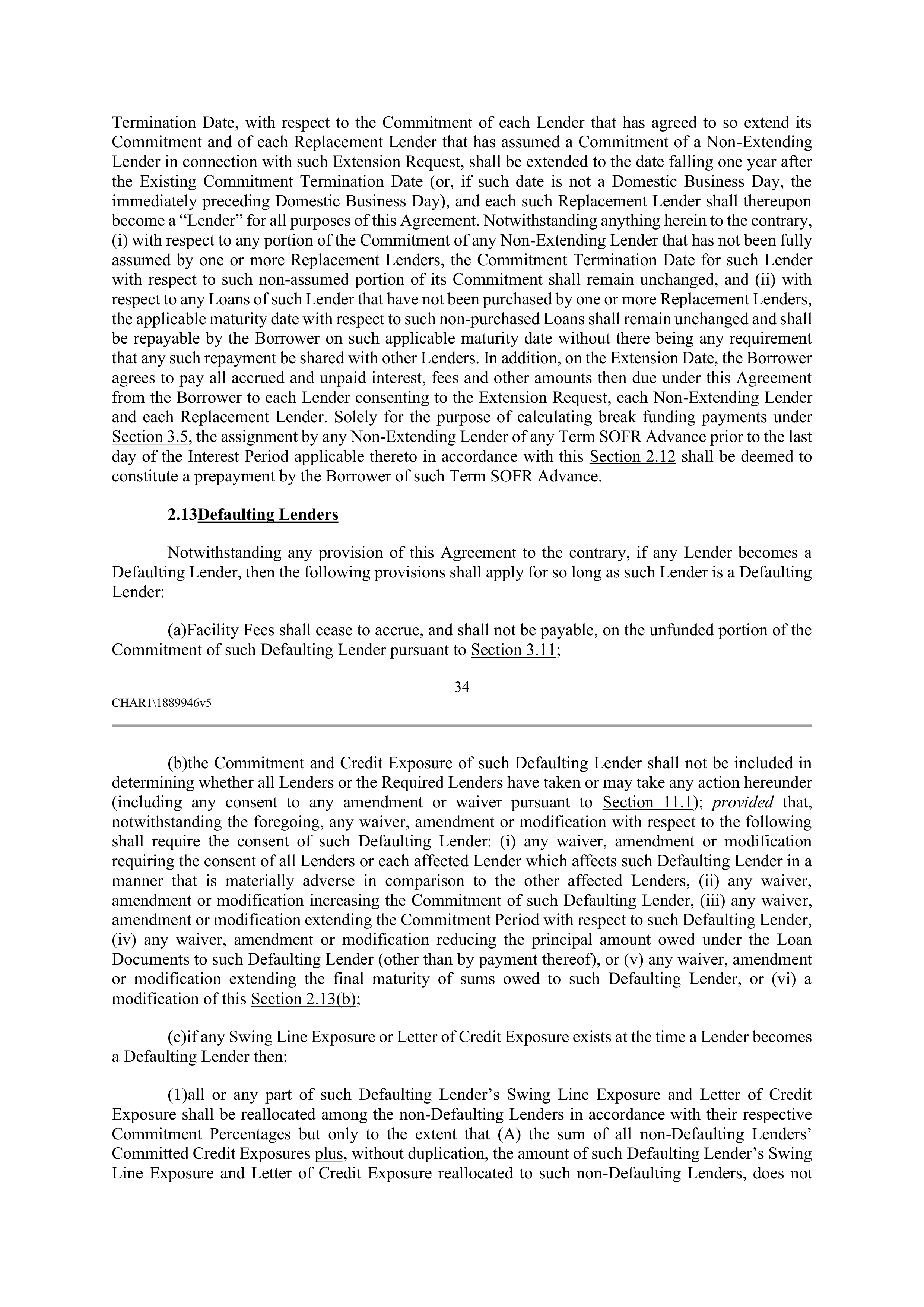 CVS HEALTH CORPORATION FIVE YEAR CREDIT AGREEMENT — page 40