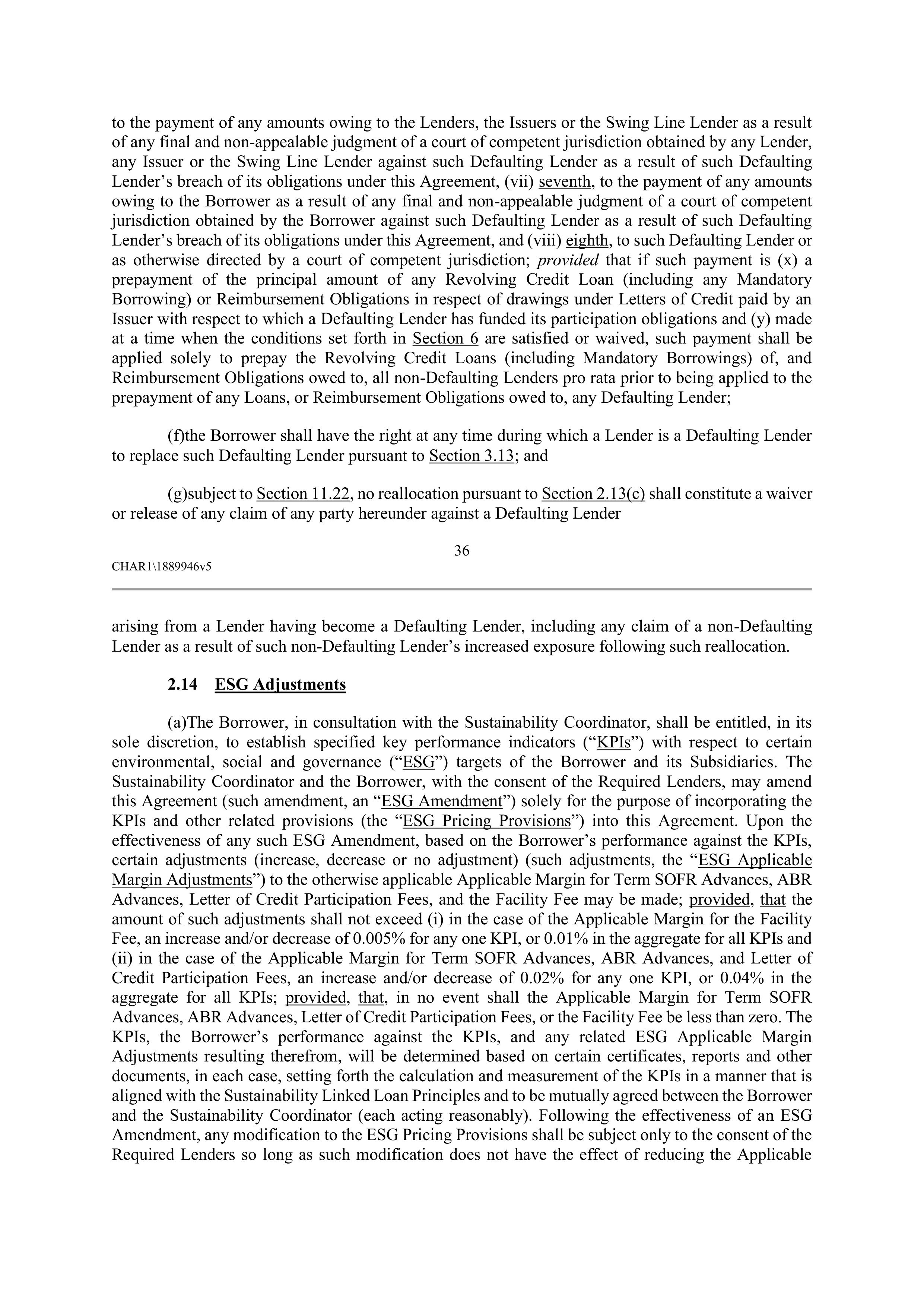 CVS HEALTH CORPORATION FIVE YEAR CREDIT AGREEMENT — page 42