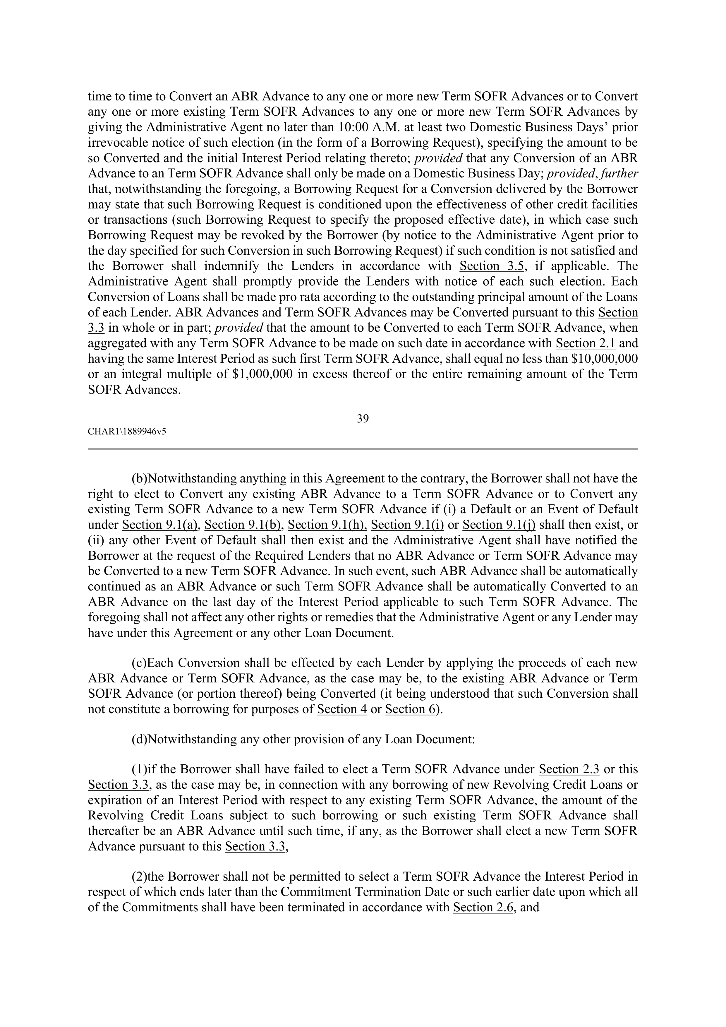 CVS HEALTH CORPORATION FIVE YEAR CREDIT AGREEMENT — page 45