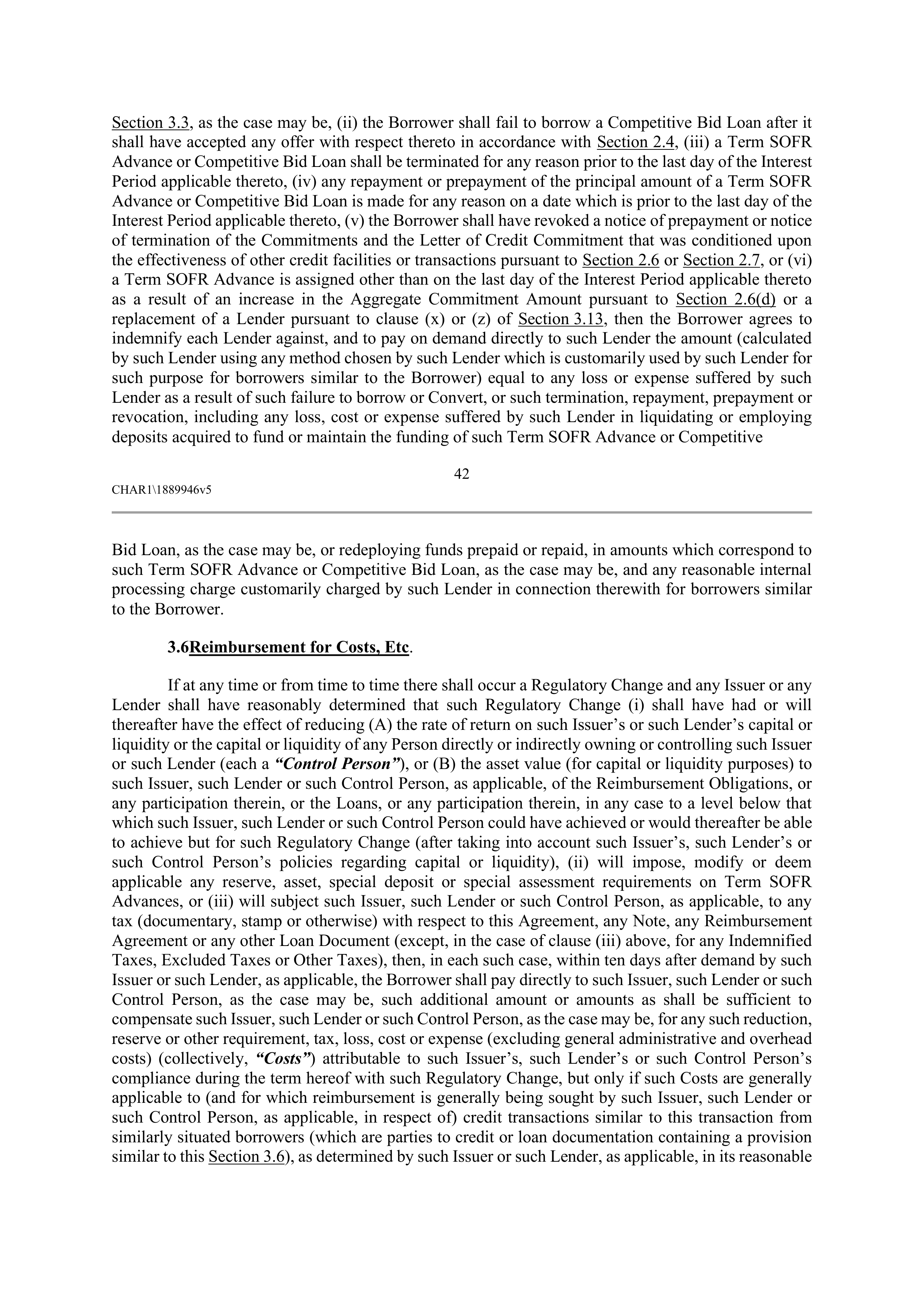 CVS HEALTH CORPORATION FIVE YEAR CREDIT AGREEMENT — page 48