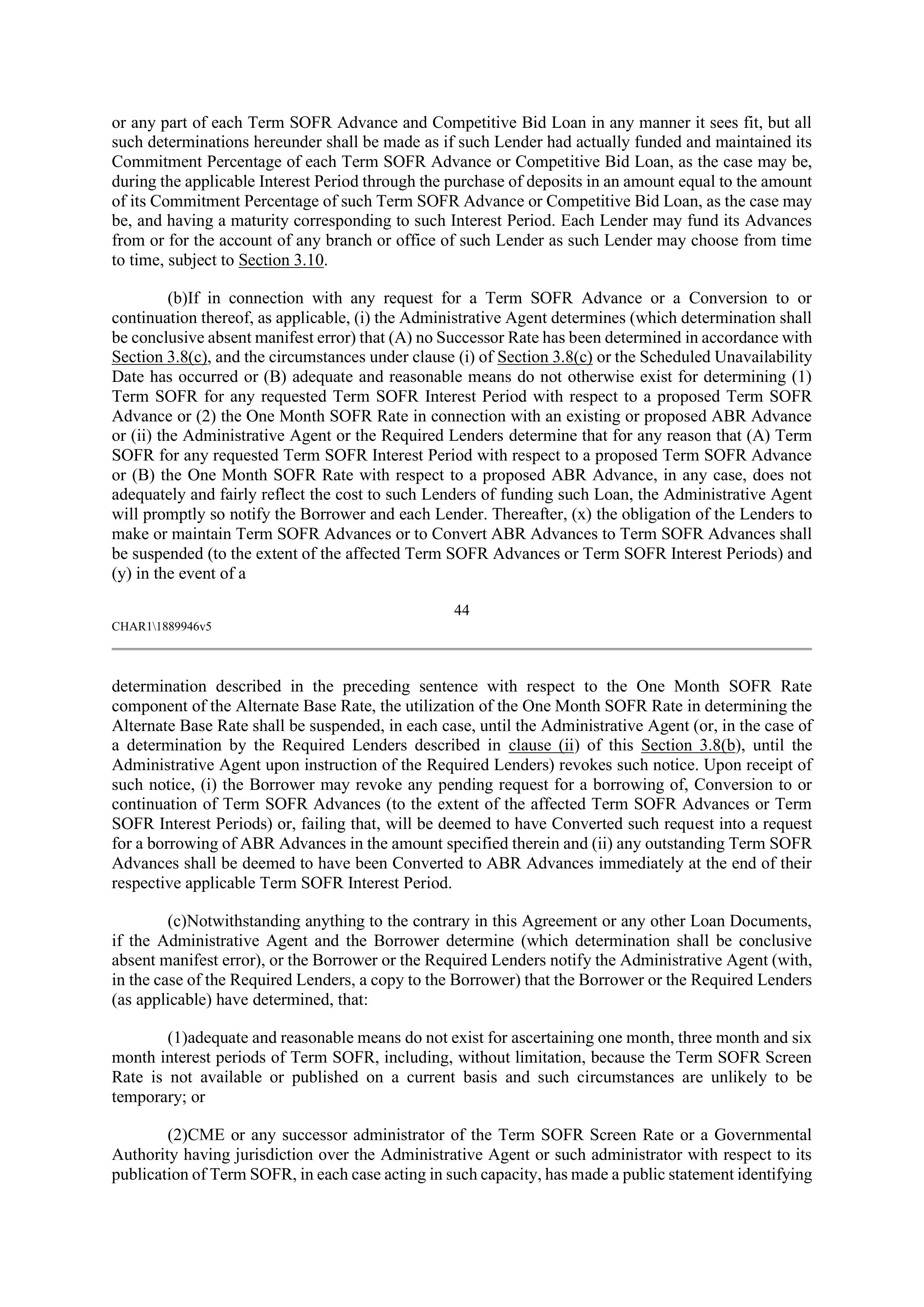 CVS HEALTH CORPORATION FIVE YEAR CREDIT AGREEMENT — page 50