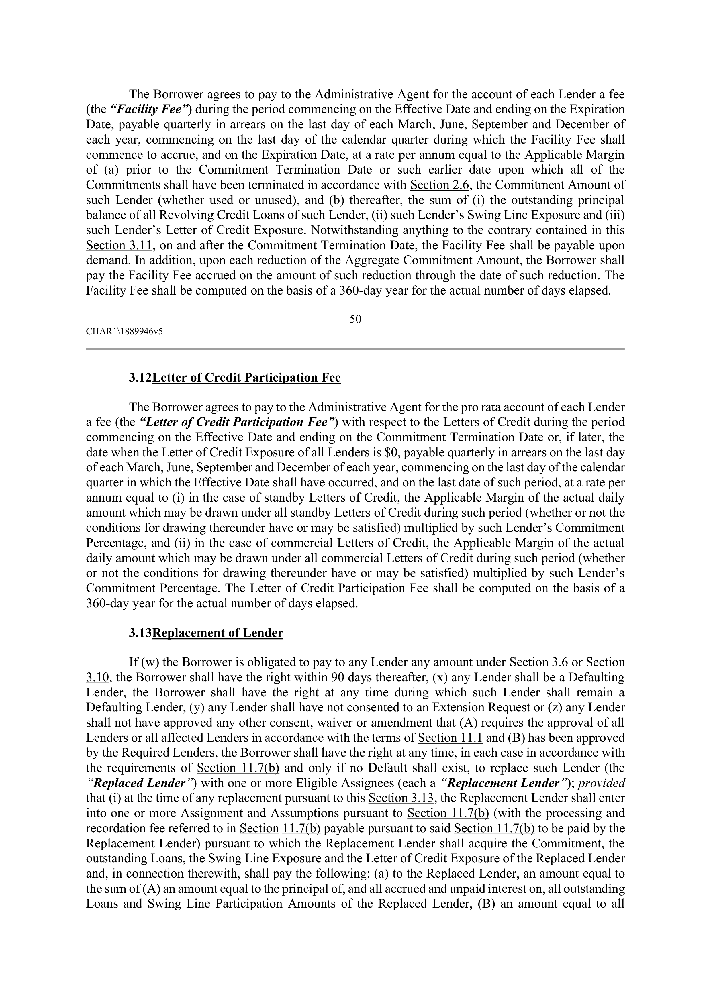 CVS HEALTH CORPORATION FIVE YEAR CREDIT AGREEMENT — page 56