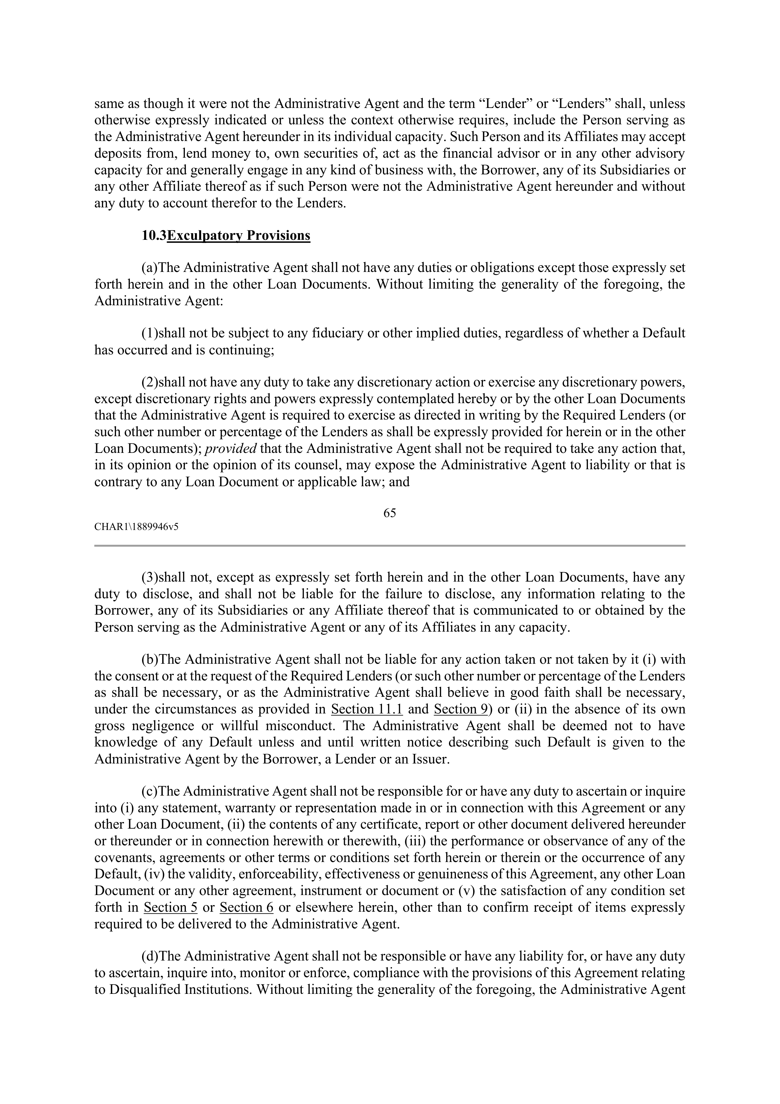 CVS HEALTH CORPORATION FIVE YEAR CREDIT AGREEMENT — page 71