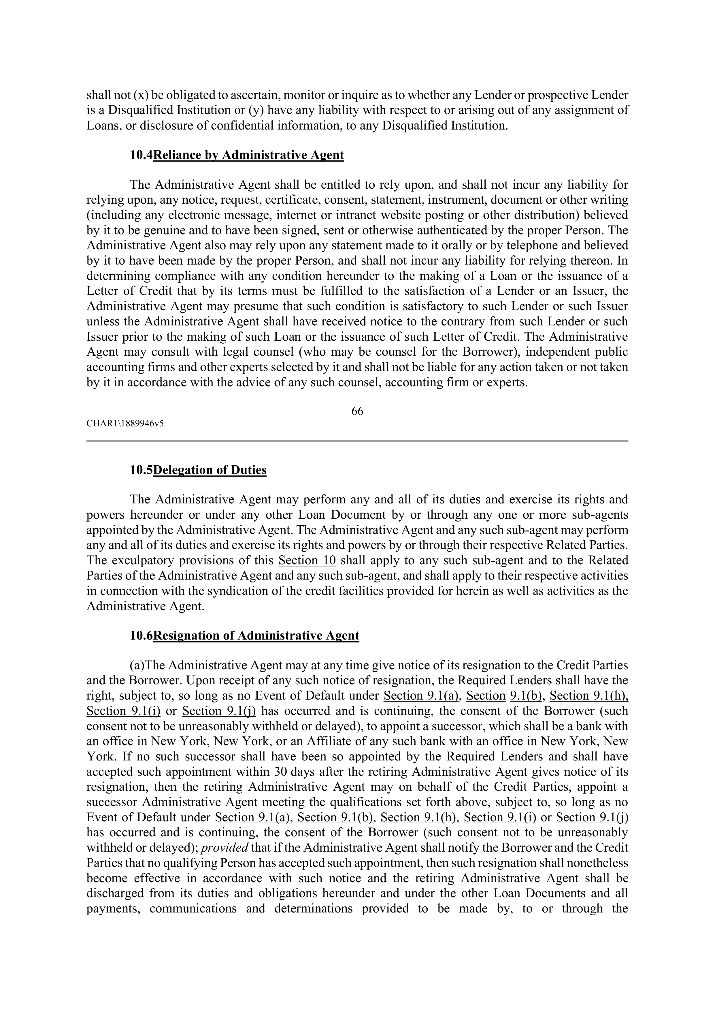 CVS HEALTH CORPORATION FIVE YEAR CREDIT AGREEMENT — page 72