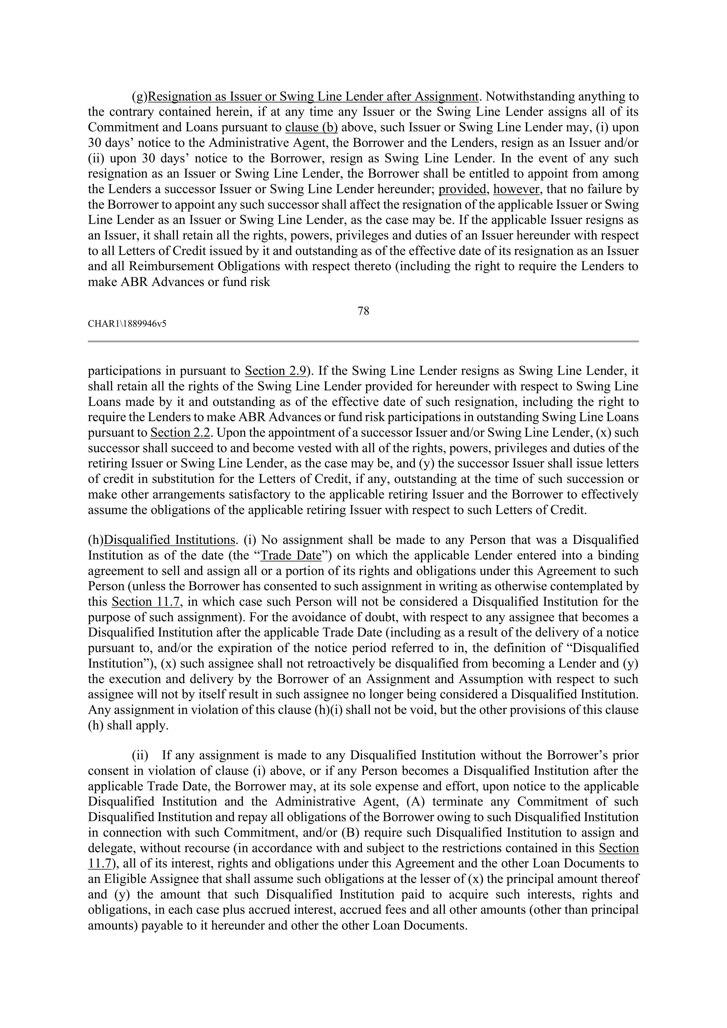 CVS HEALTH CORPORATION FIVE YEAR CREDIT AGREEMENT — page 84