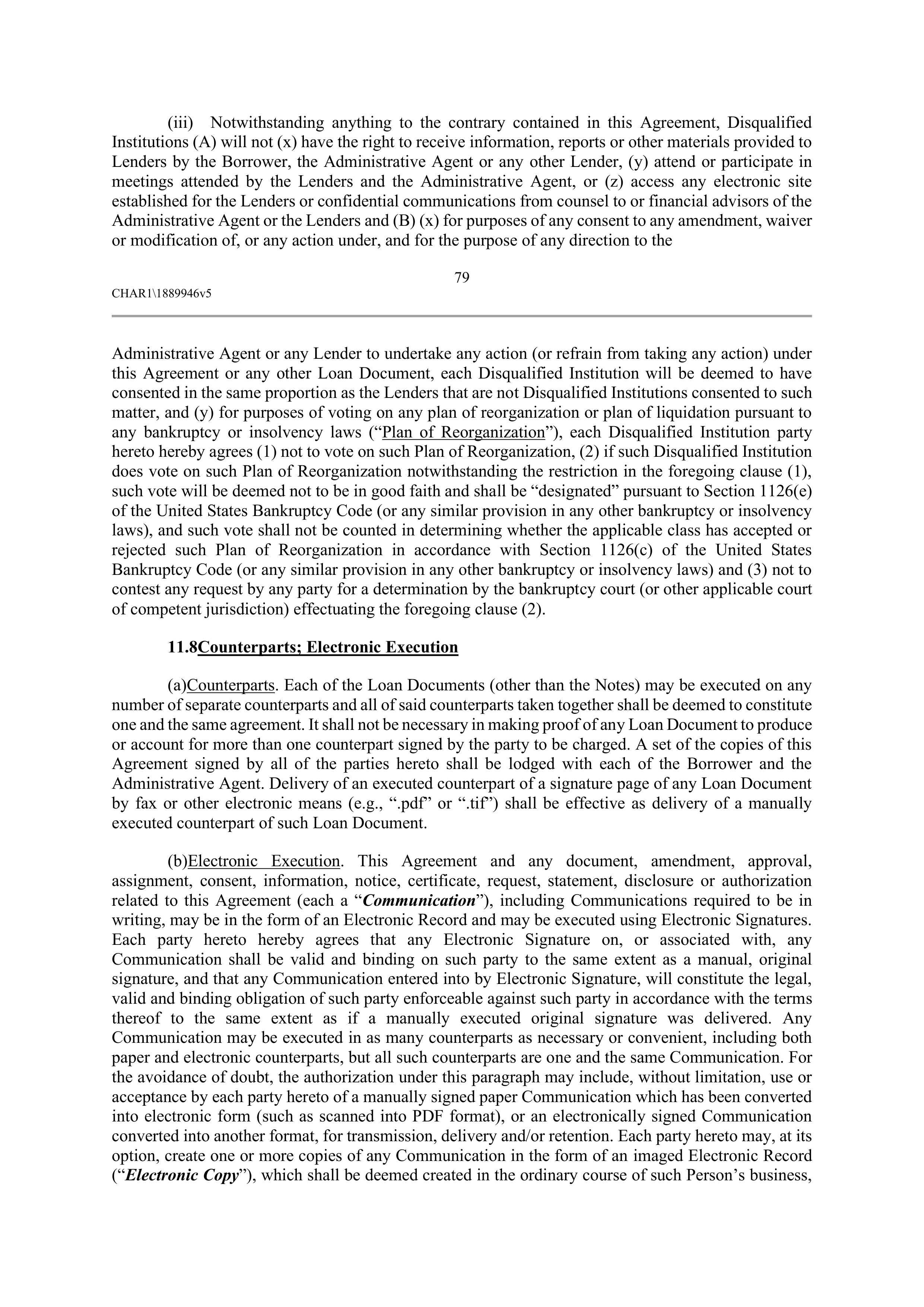 CVS HEALTH CORPORATION FIVE YEAR CREDIT AGREEMENT — page 85