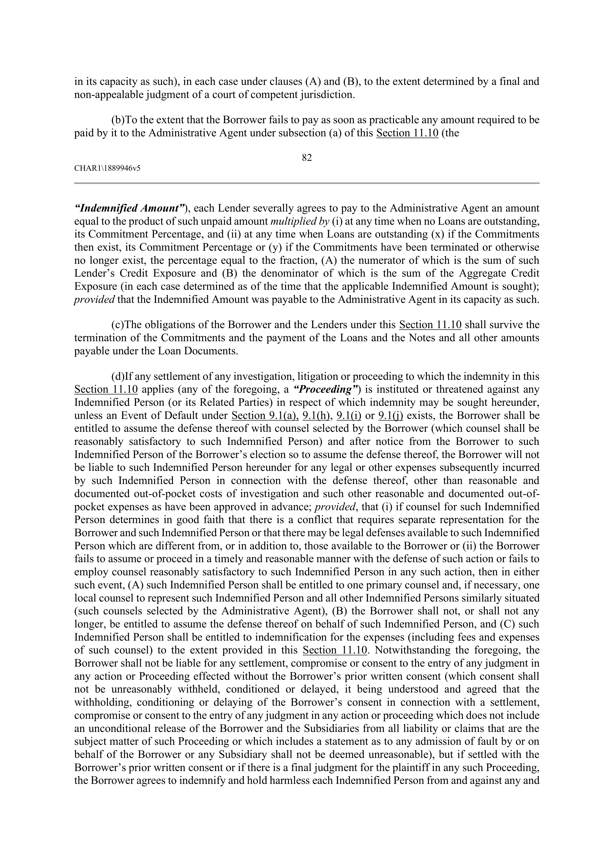 CVS HEALTH CORPORATION FIVE YEAR CREDIT AGREEMENT — page 88