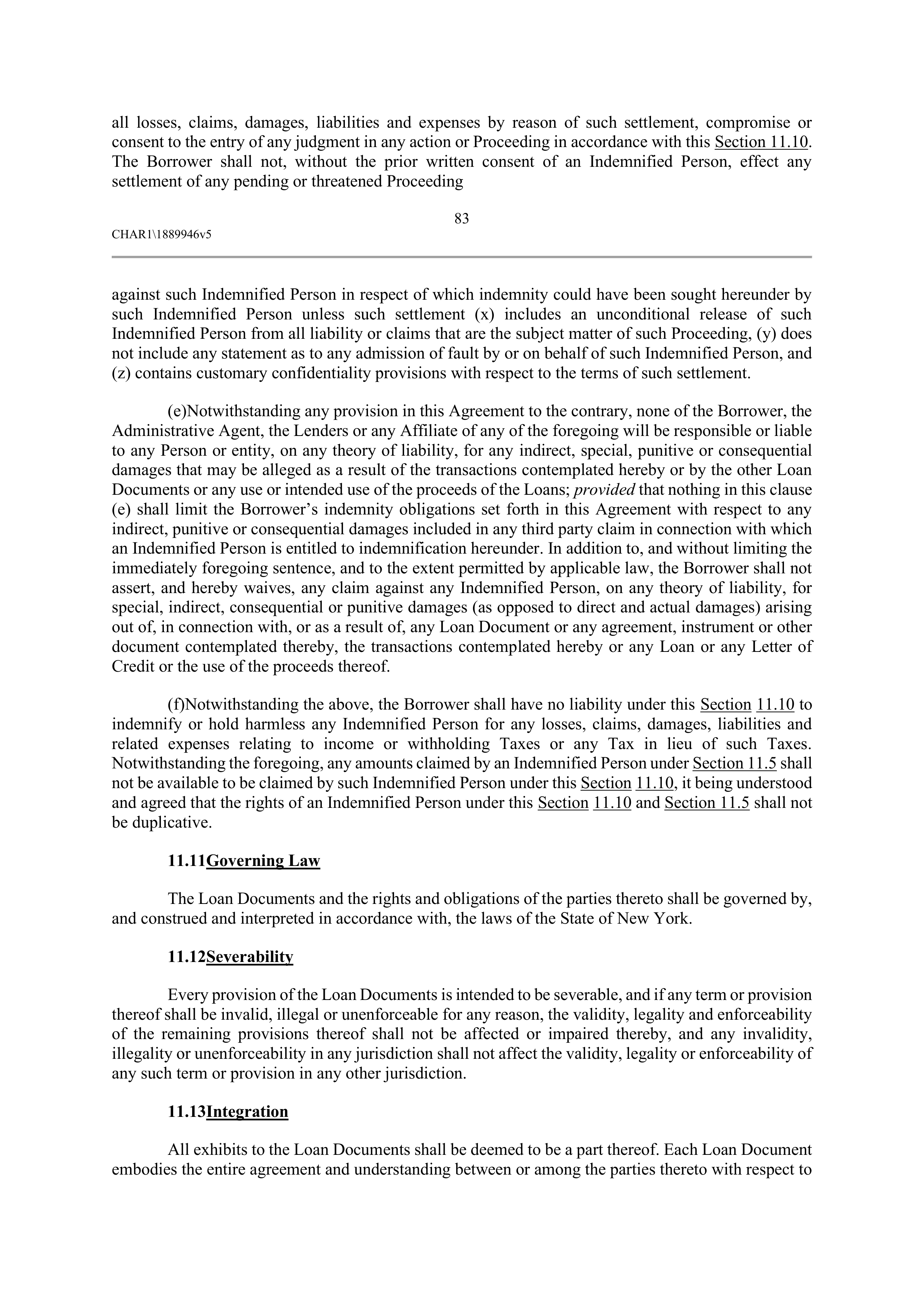 CVS HEALTH CORPORATION FIVE YEAR CREDIT AGREEMENT — page 89