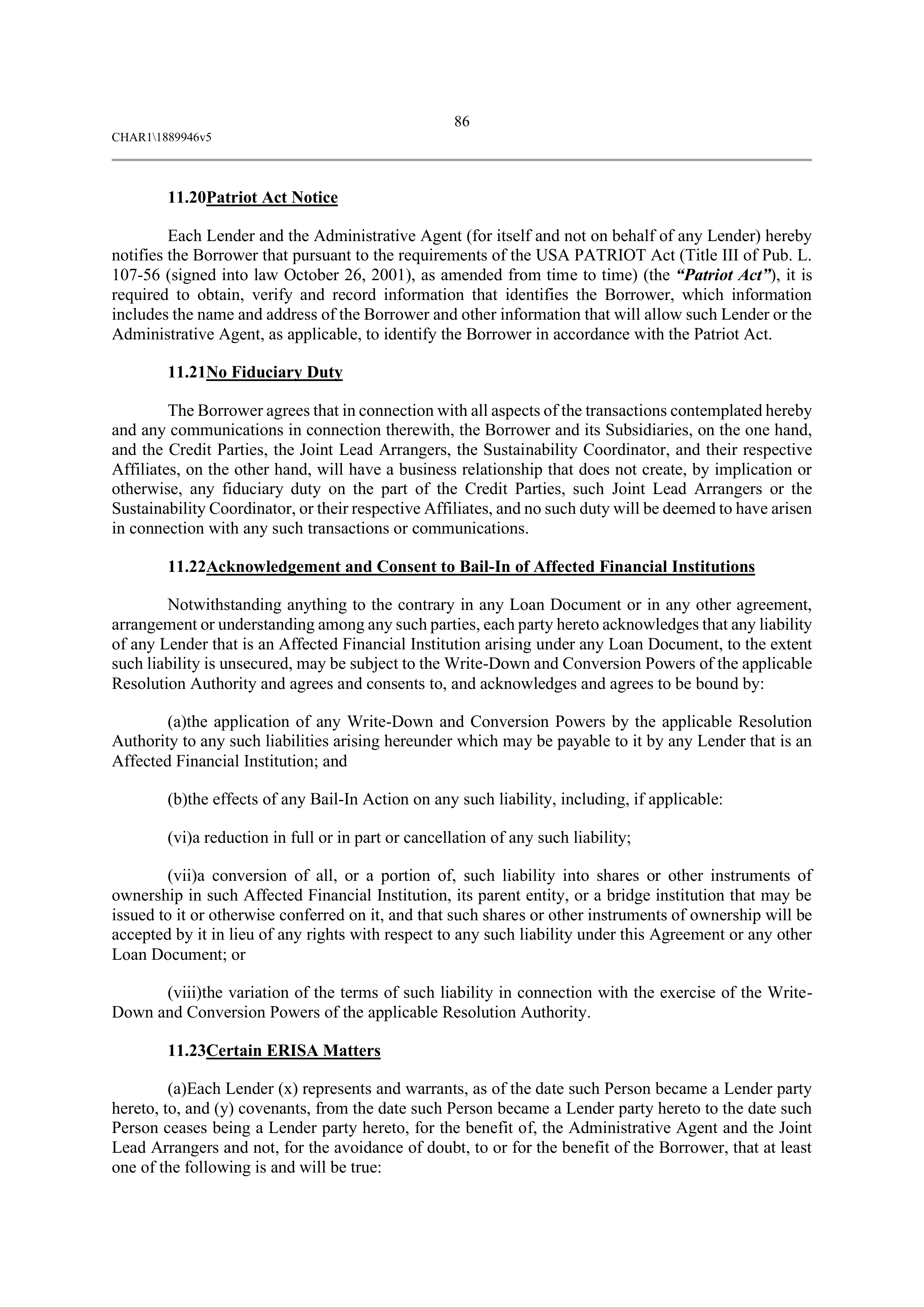 CVS HEALTH CORPORATION FIVE YEAR CREDIT AGREEMENT — page 92