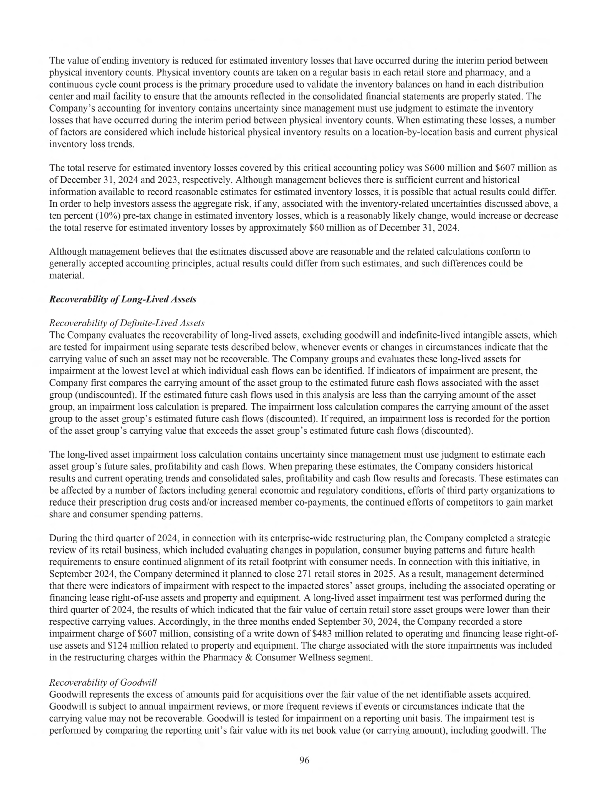 CVS Health Annual Report — page 104