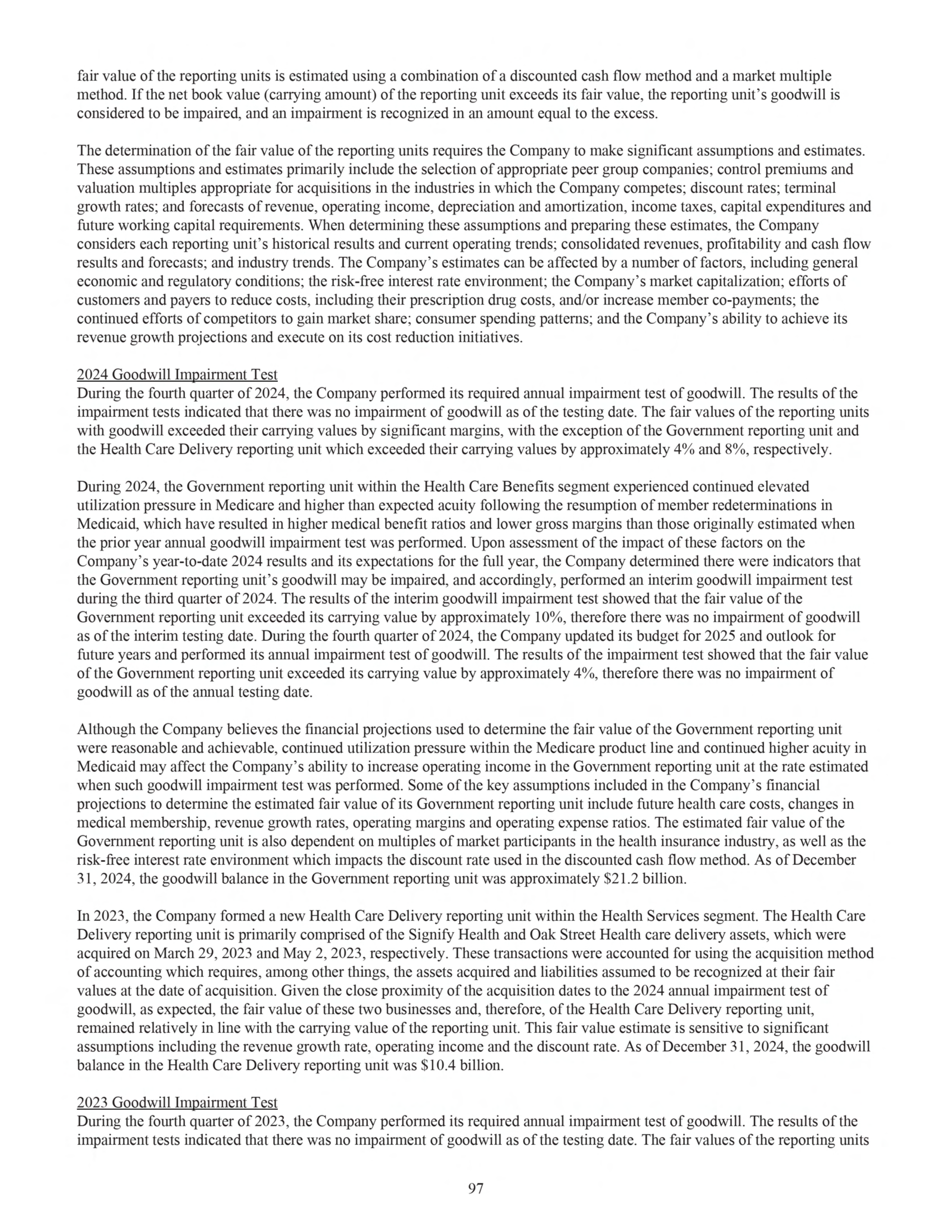 CVS Health Annual Report — page 105