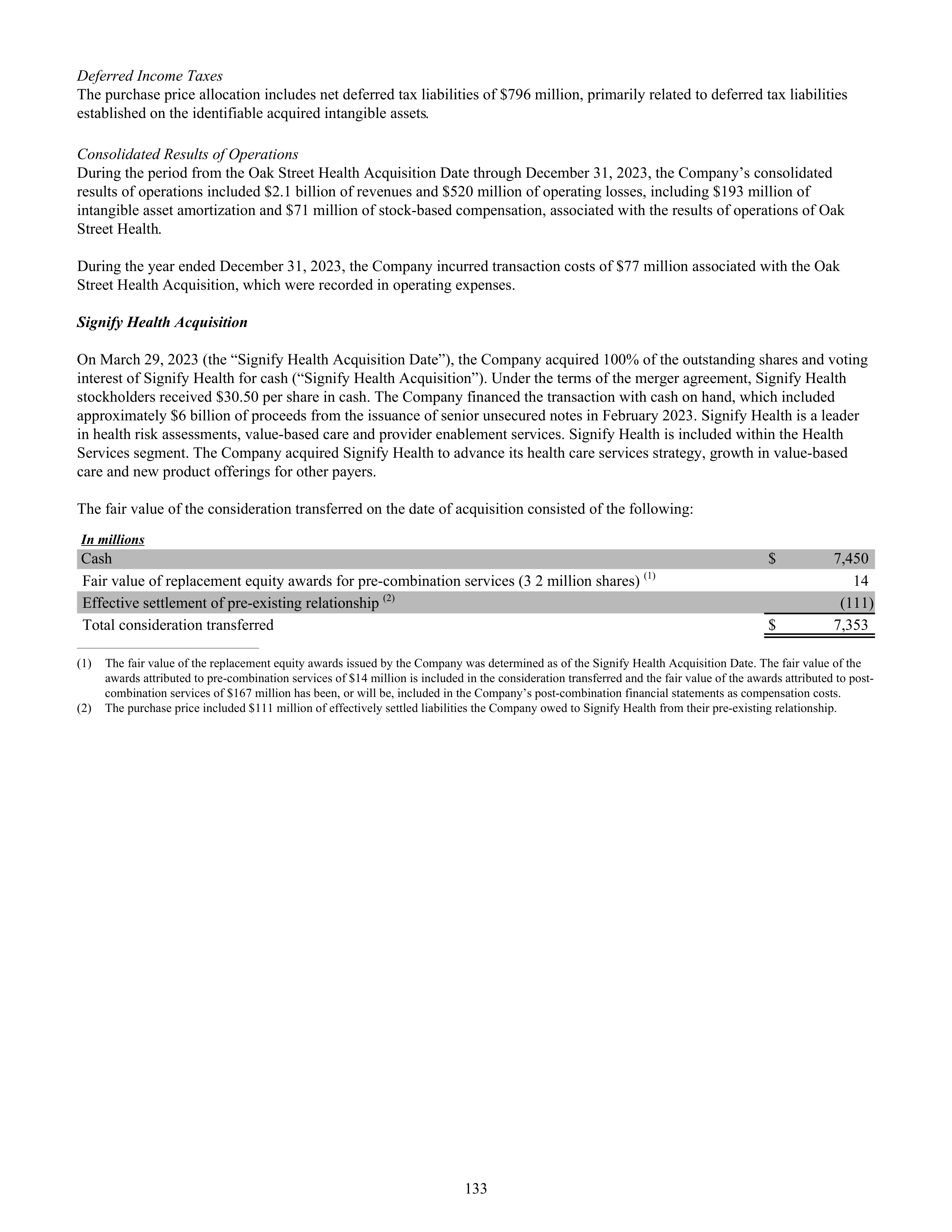 CVS Health Annual Report — page 141