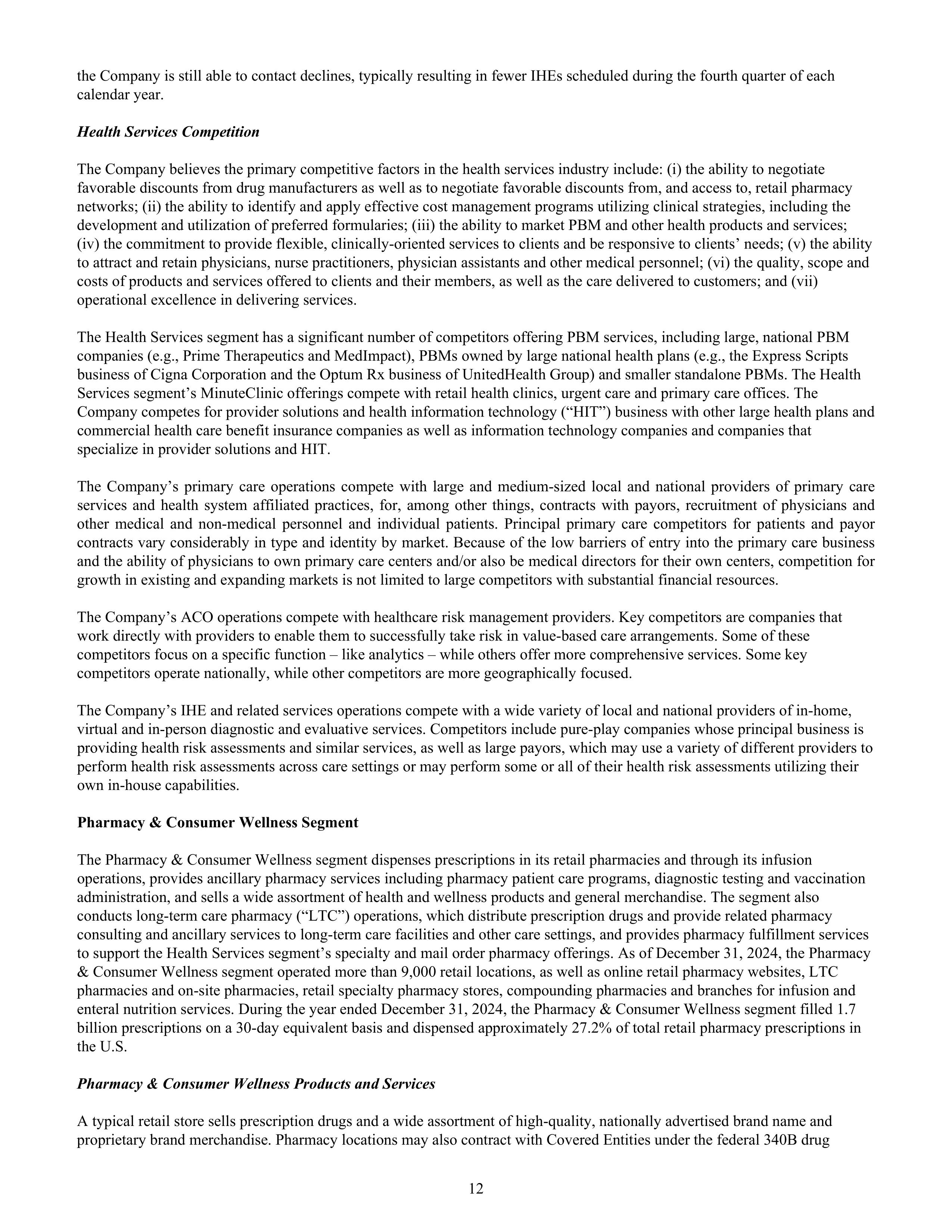 CVS Health Annual Report — page 20