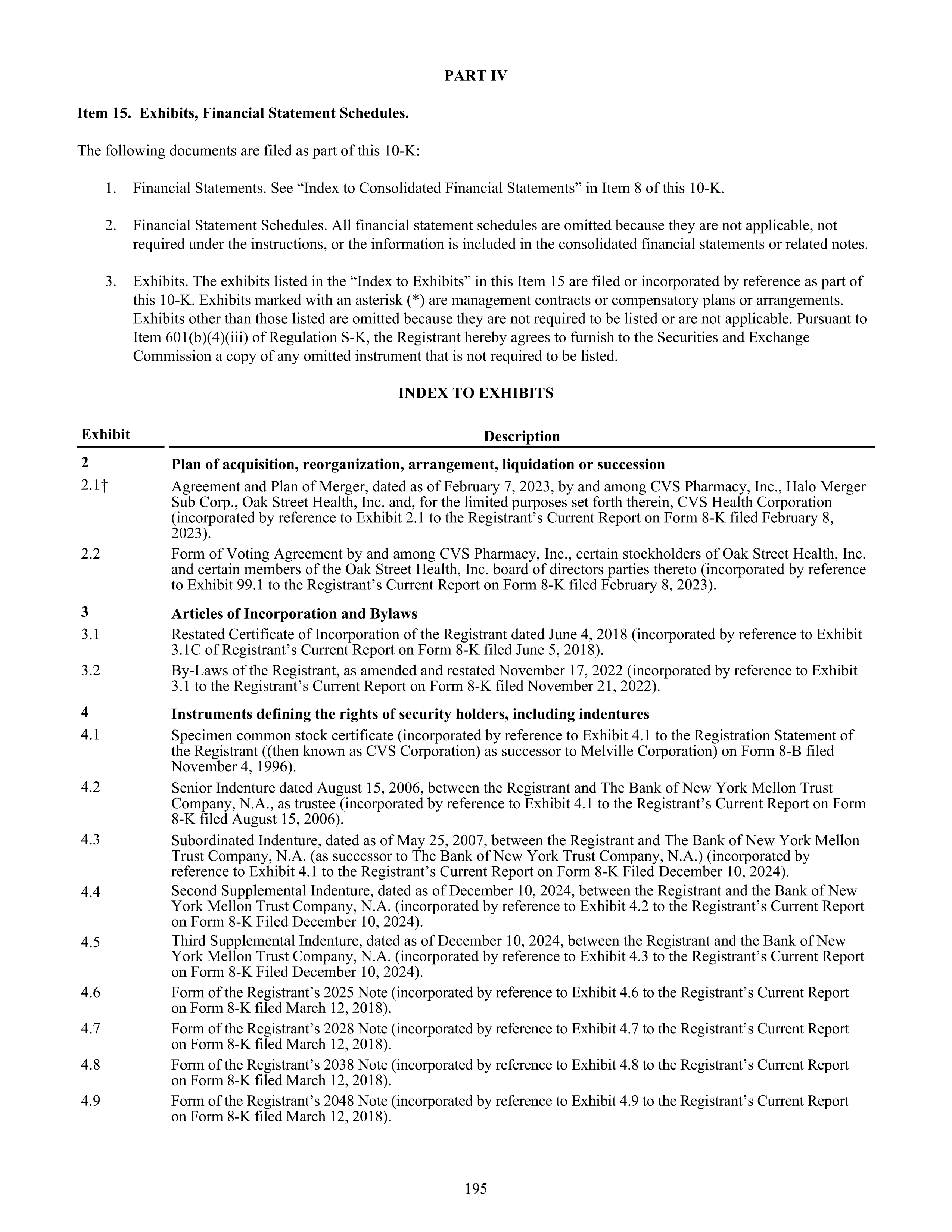 CVS Health Annual Report — page 203