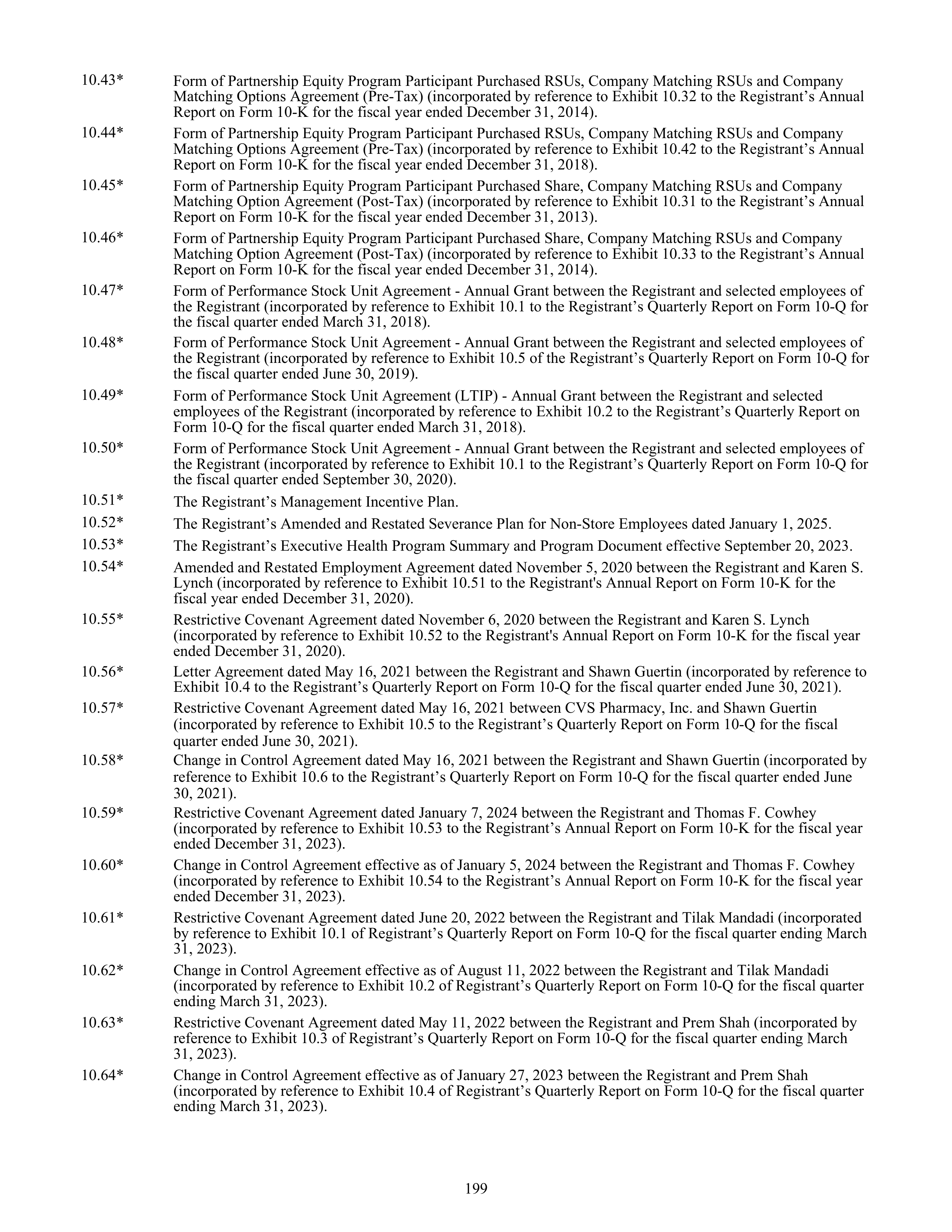 CVS Health Annual Report — page 207